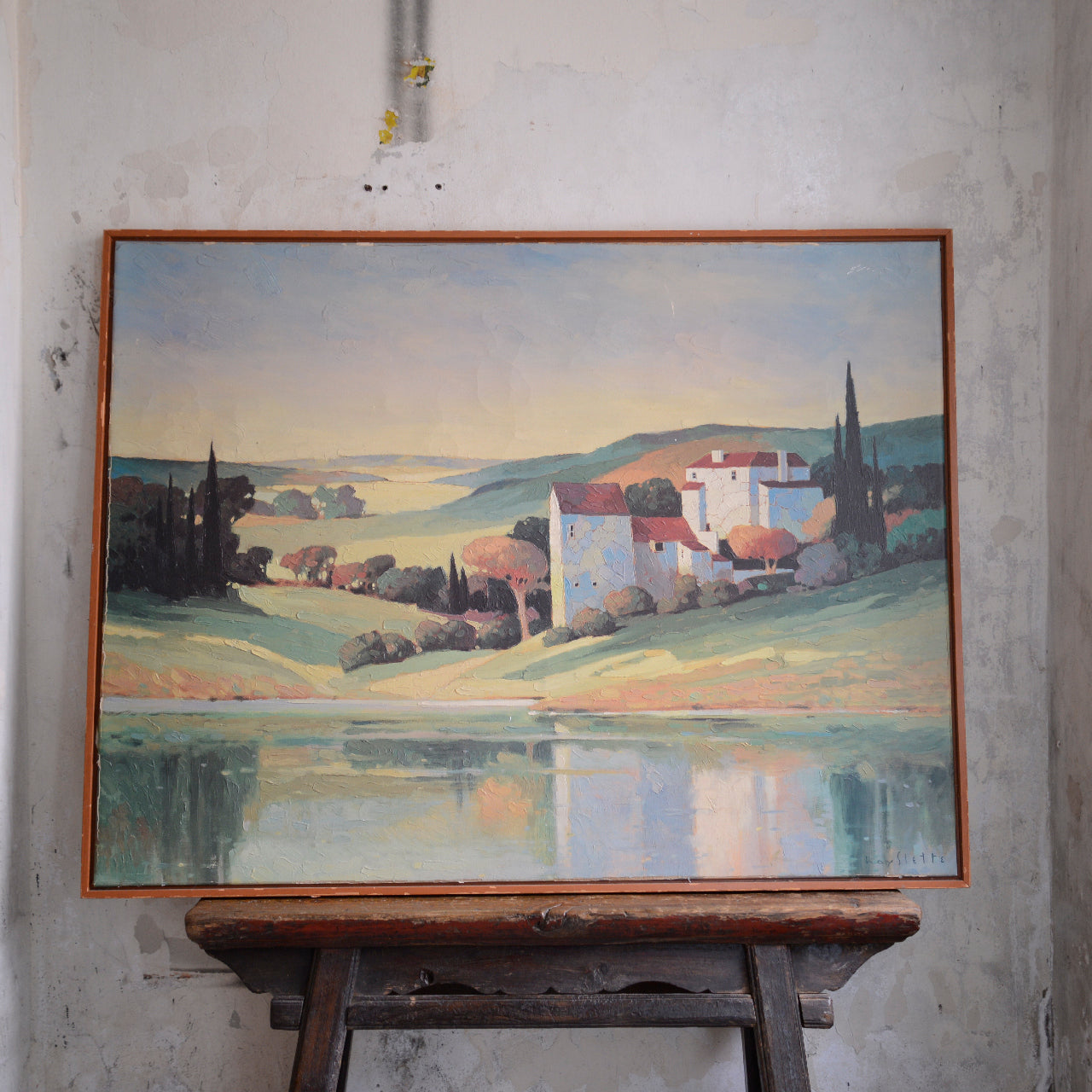 Tuscan Landscape / Max Hayslette - Giclee on Canvas