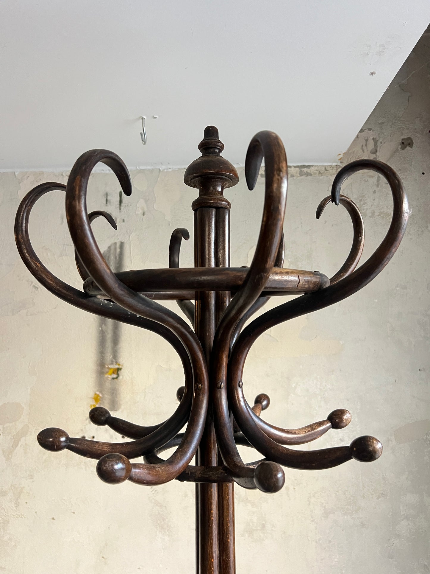 A Large late 19thC Bentwood Beech Hat and Coat Stand by Jacob & Josef Kohn of Vienna.