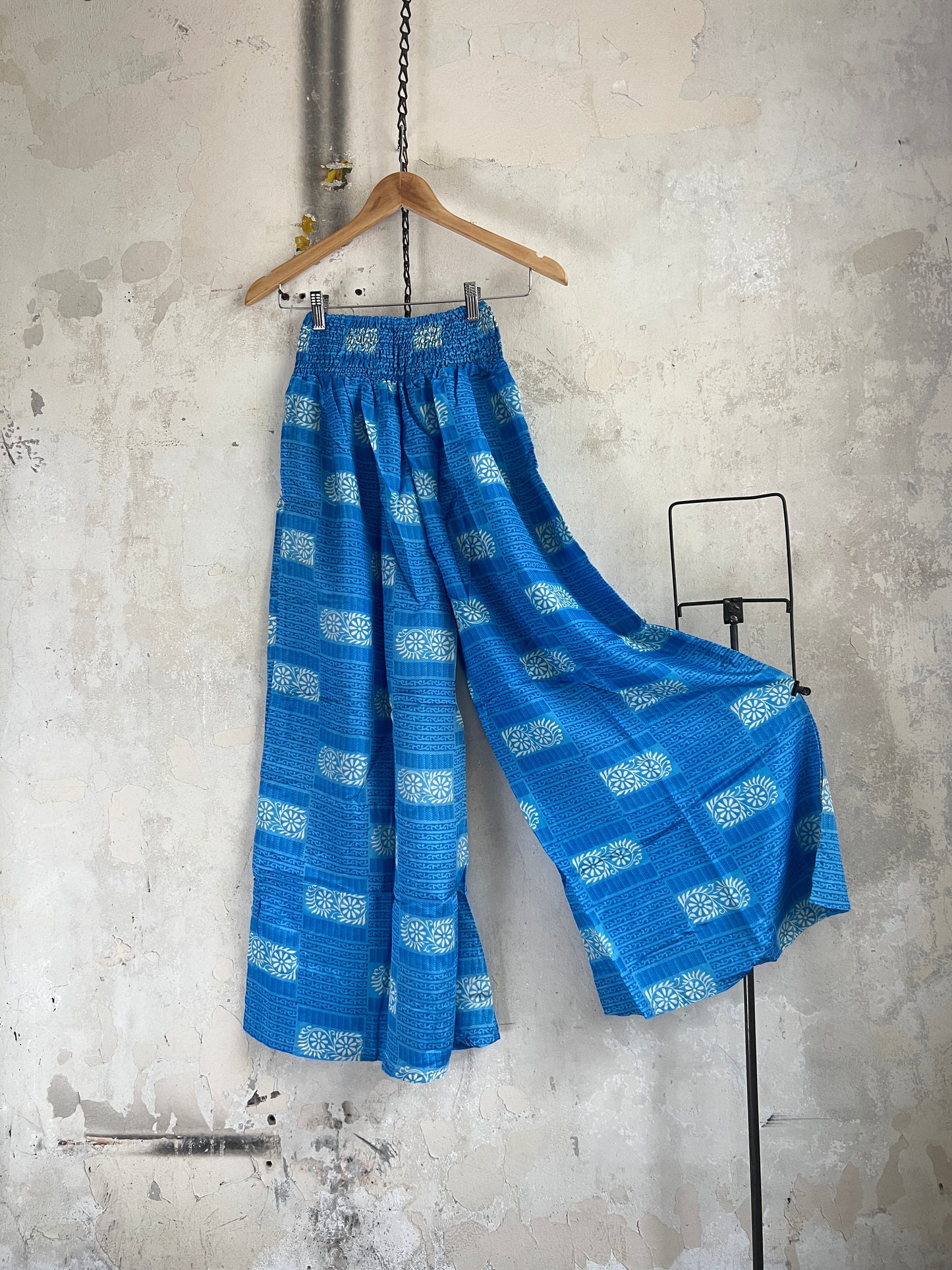 Vintage Saree Silk Trousers & Shirt Co-ordinated Set