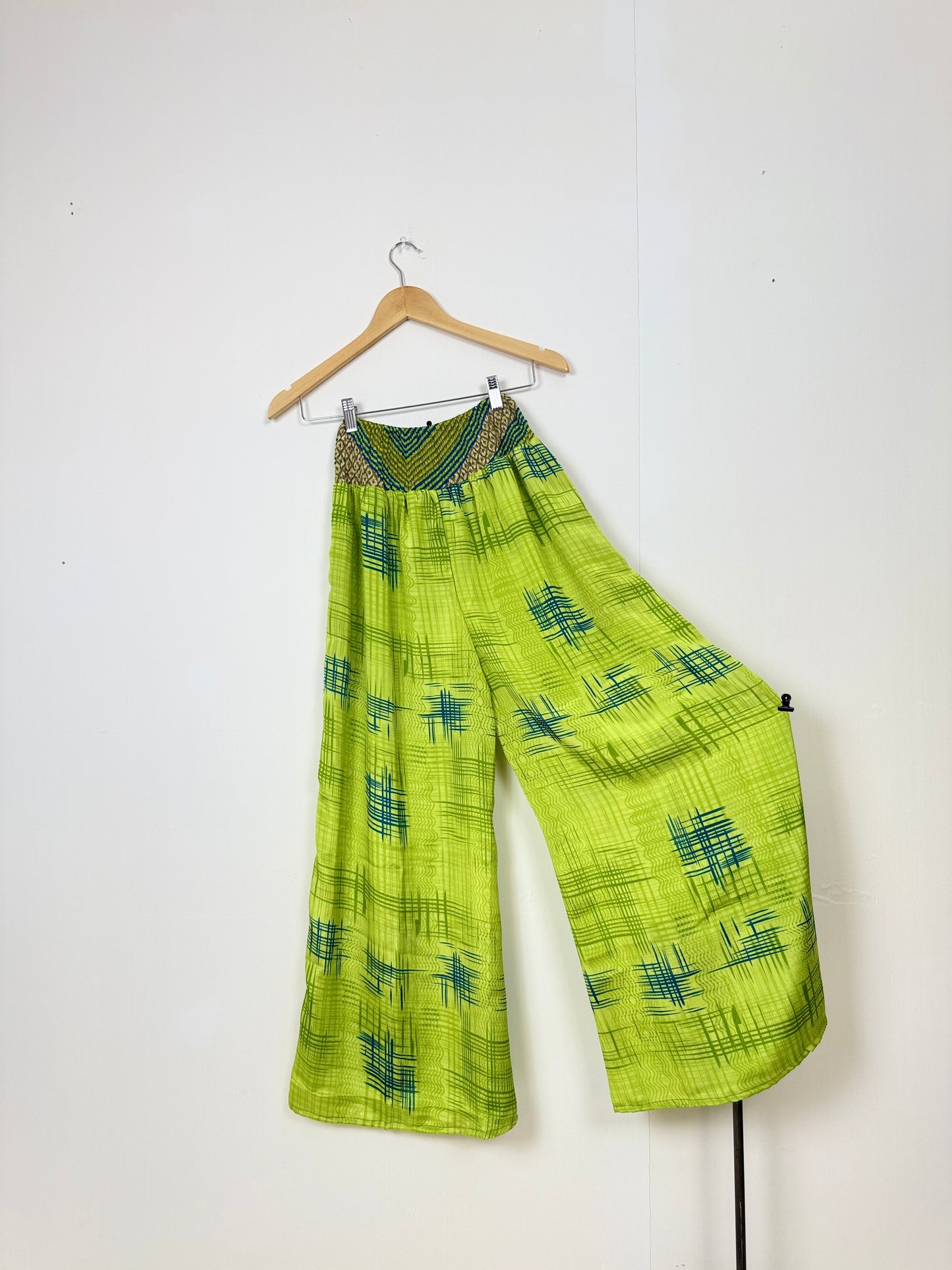 Vintage Saree Silk Trousers & Shirt Co-ordinated Set