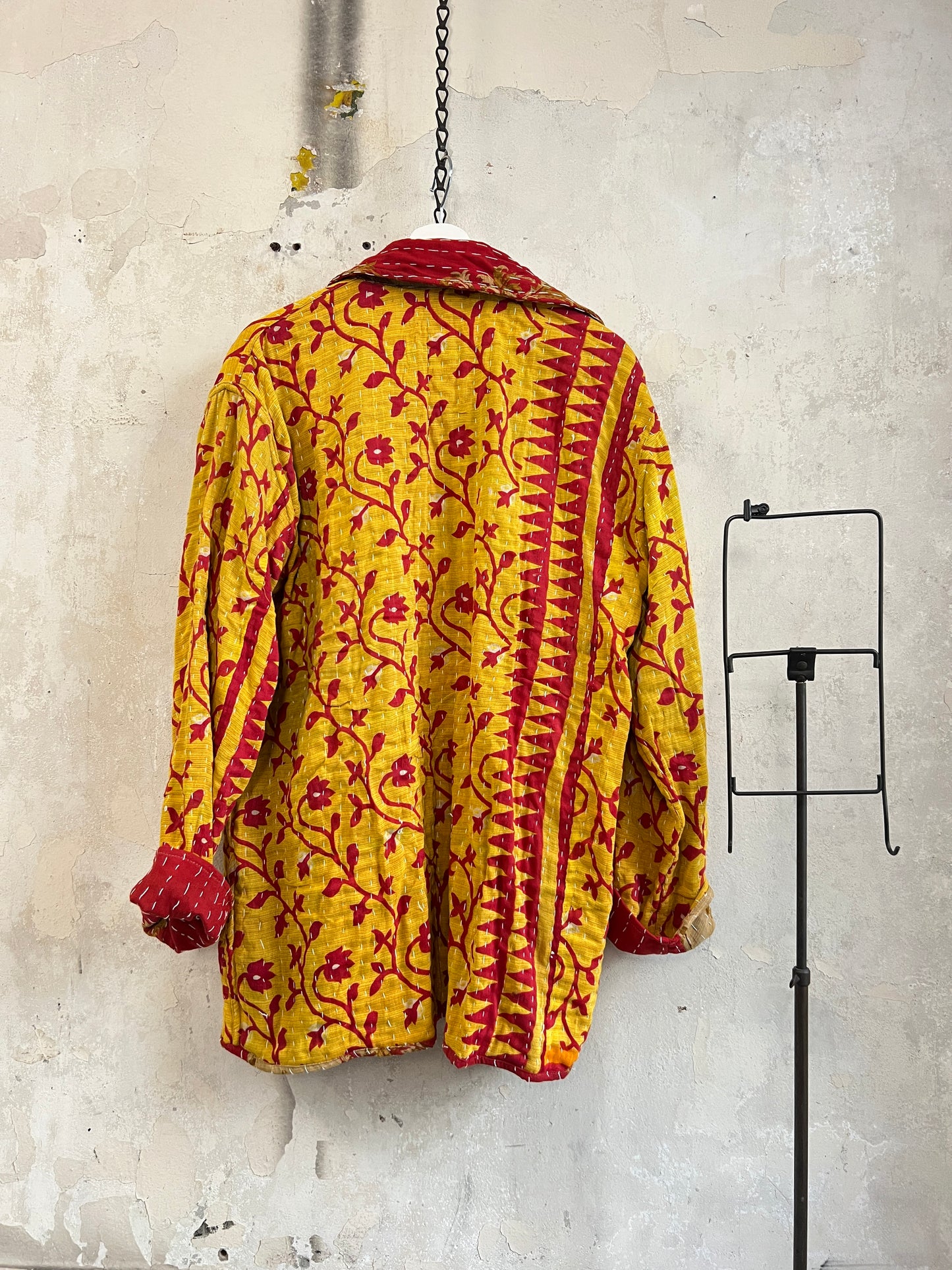 Vintage Cotton Kantha Reversible Jacket ~ No 7