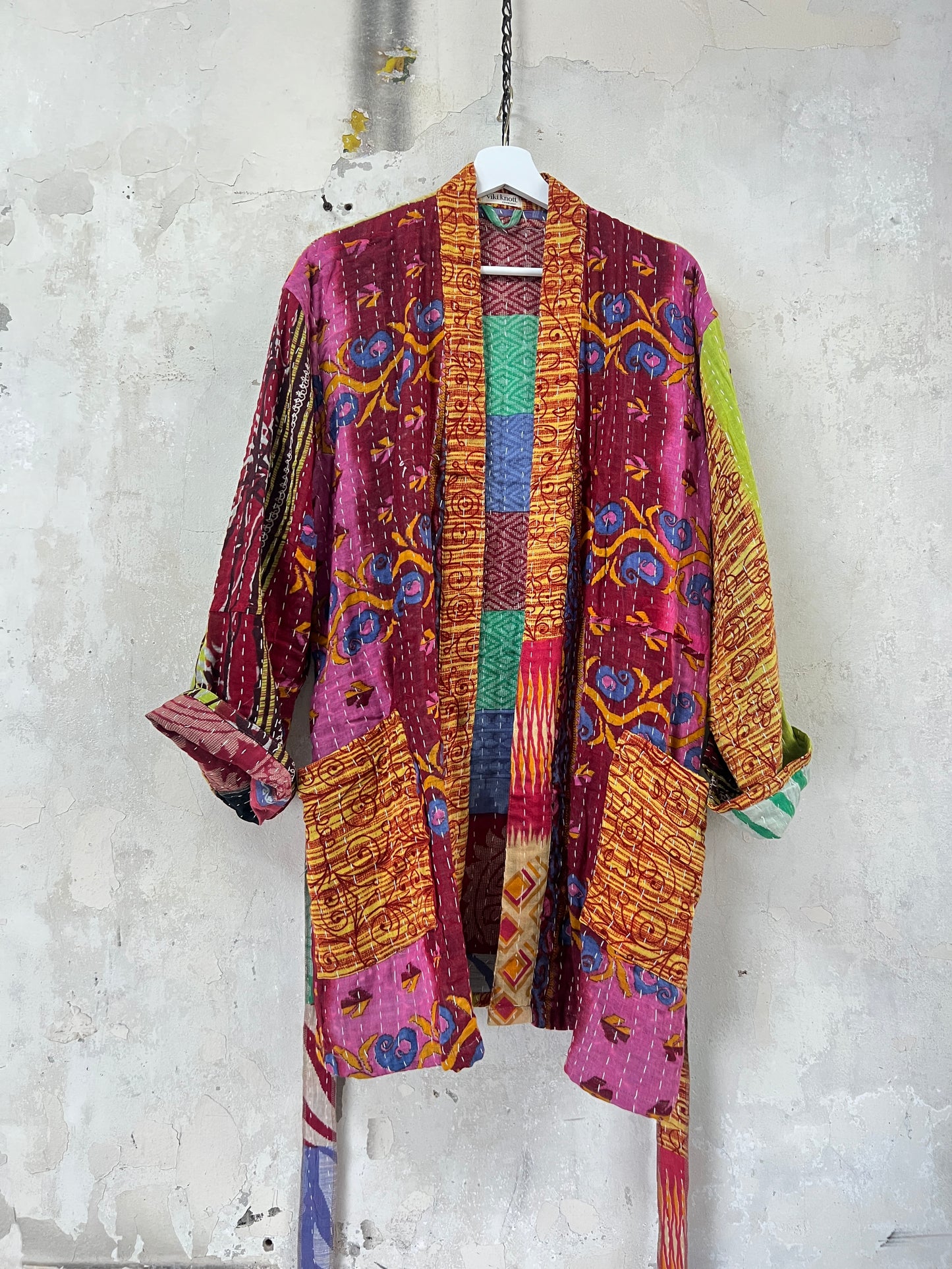 Vintage Cotton Kantha Relaxed Jacket ~ No 2