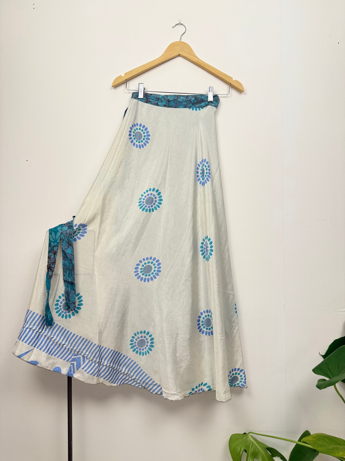 Vintage Saree Silk Wrap Skirt