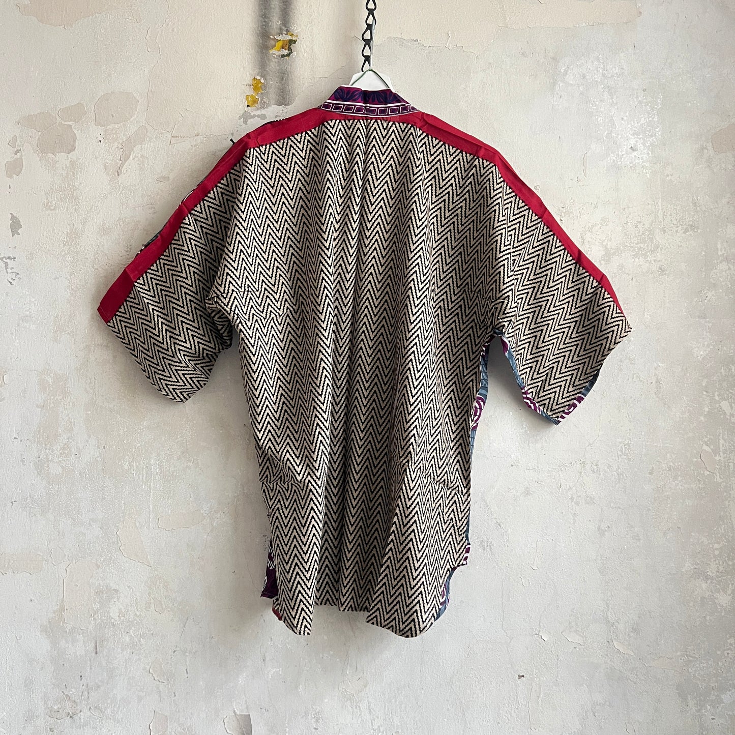Vintage Saree Silk Open Shirt