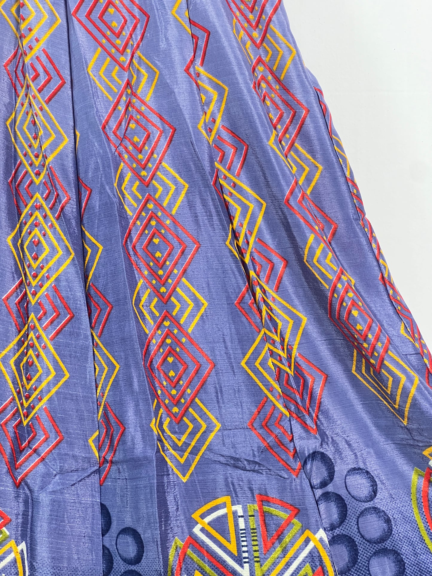 Vintage Saree Silk Pleated Skirt
