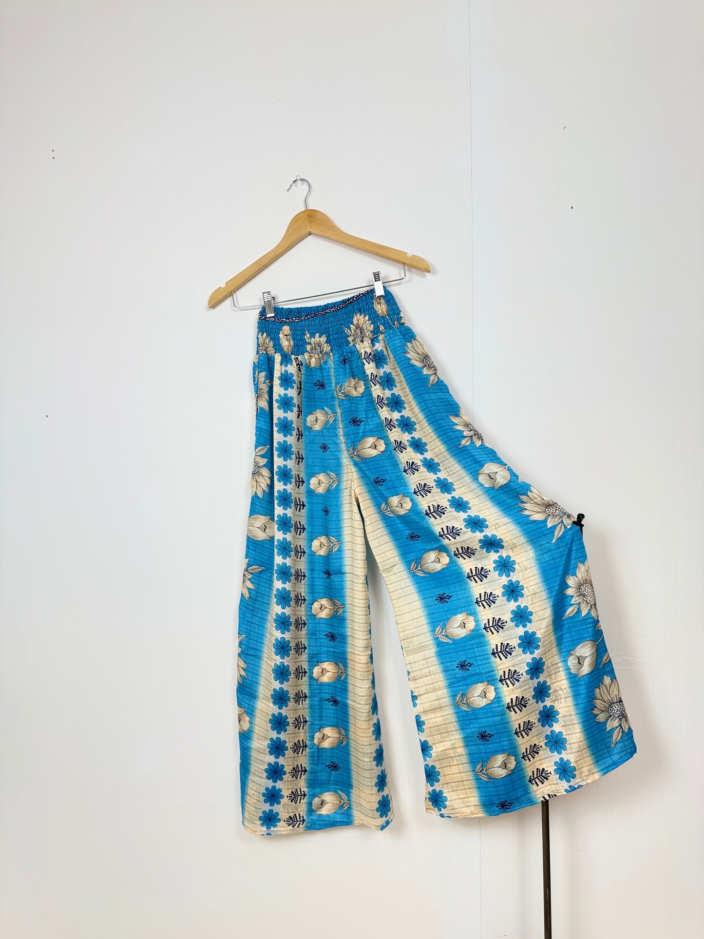 Vintage Saree Silk Trousers & Shirt Co-ordinated Set