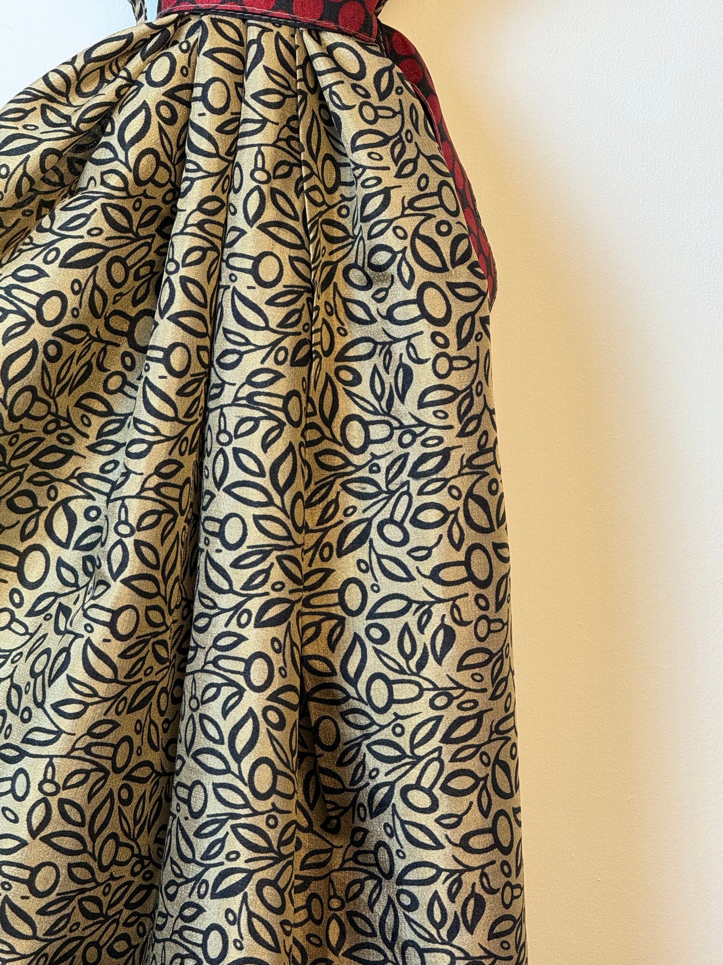 Vintage Saree Silk Kimono / Duster - Long