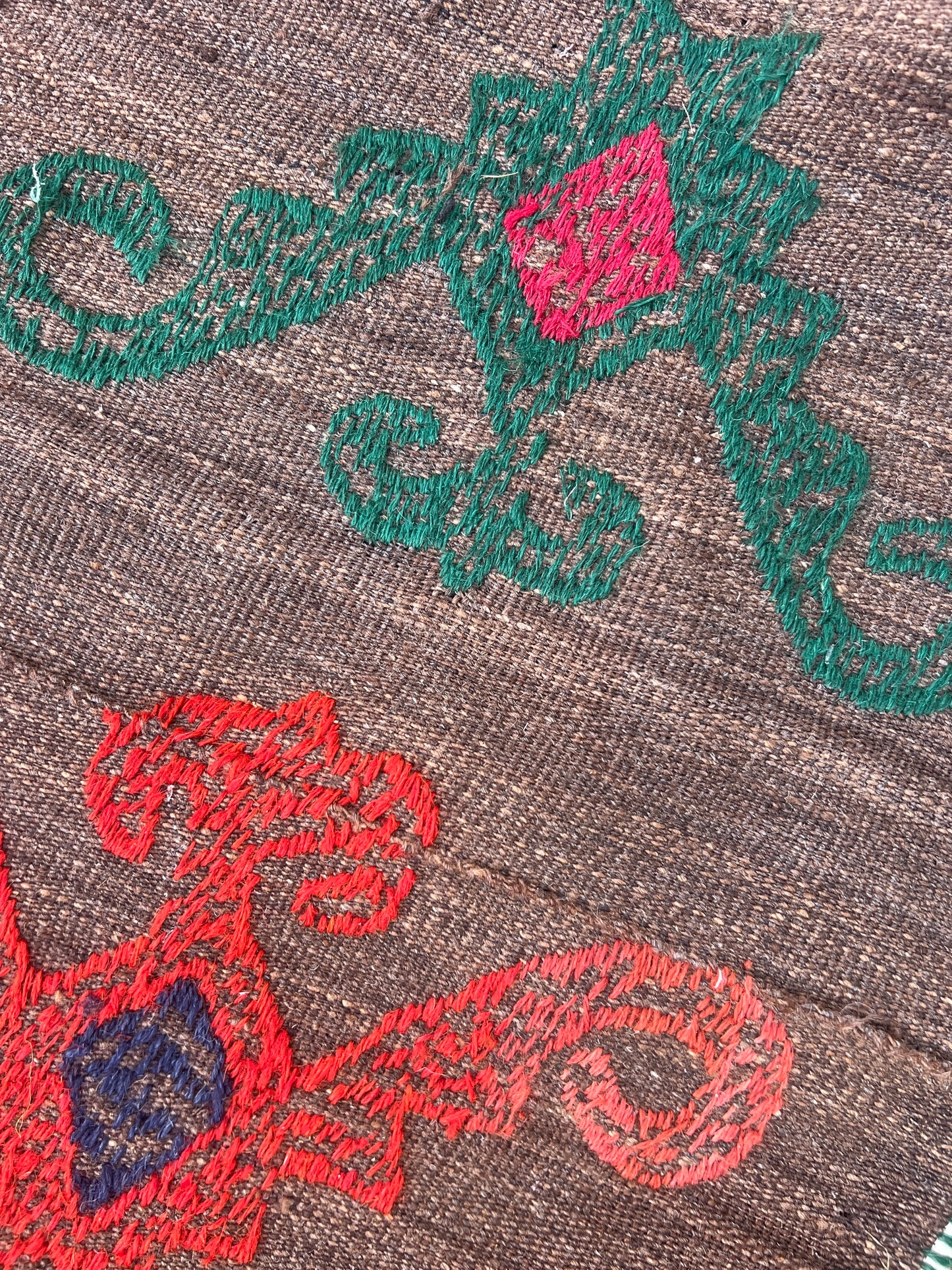 Handmade Wool Traditional Suzani Uzbeki Kilim Rug - 380cm by 275cm - No 1