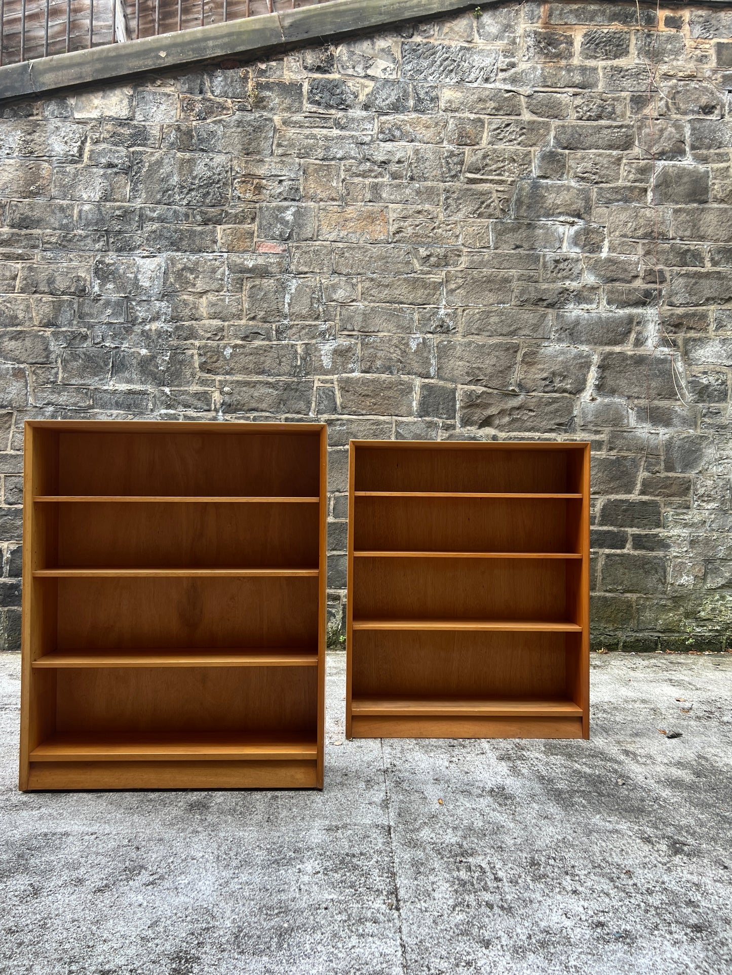 Pair 1960’s Teak Bookcases by Herbert Gibb ~ Gold Label Autograph Range
