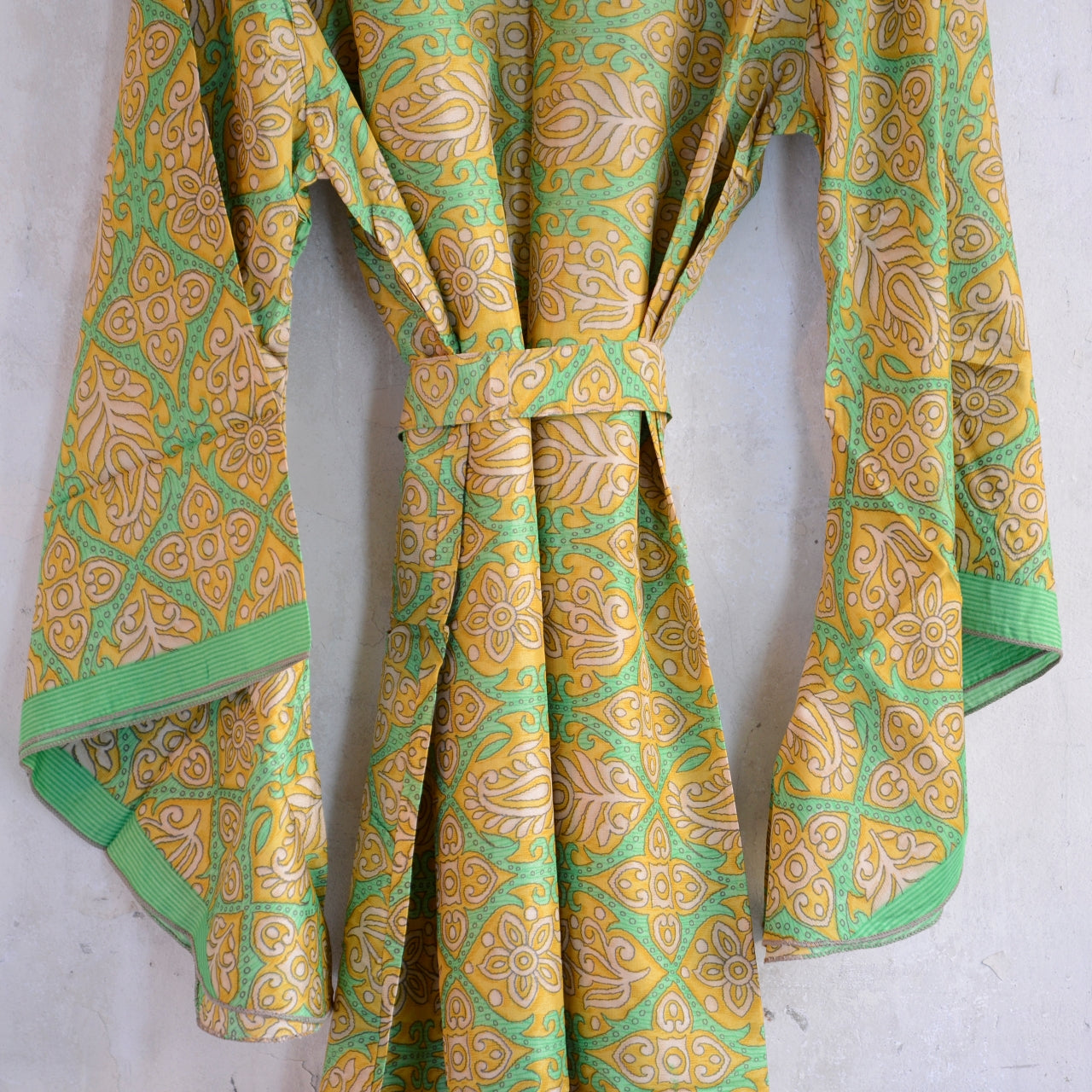 Vintage Saree Silk Batwing Kimono