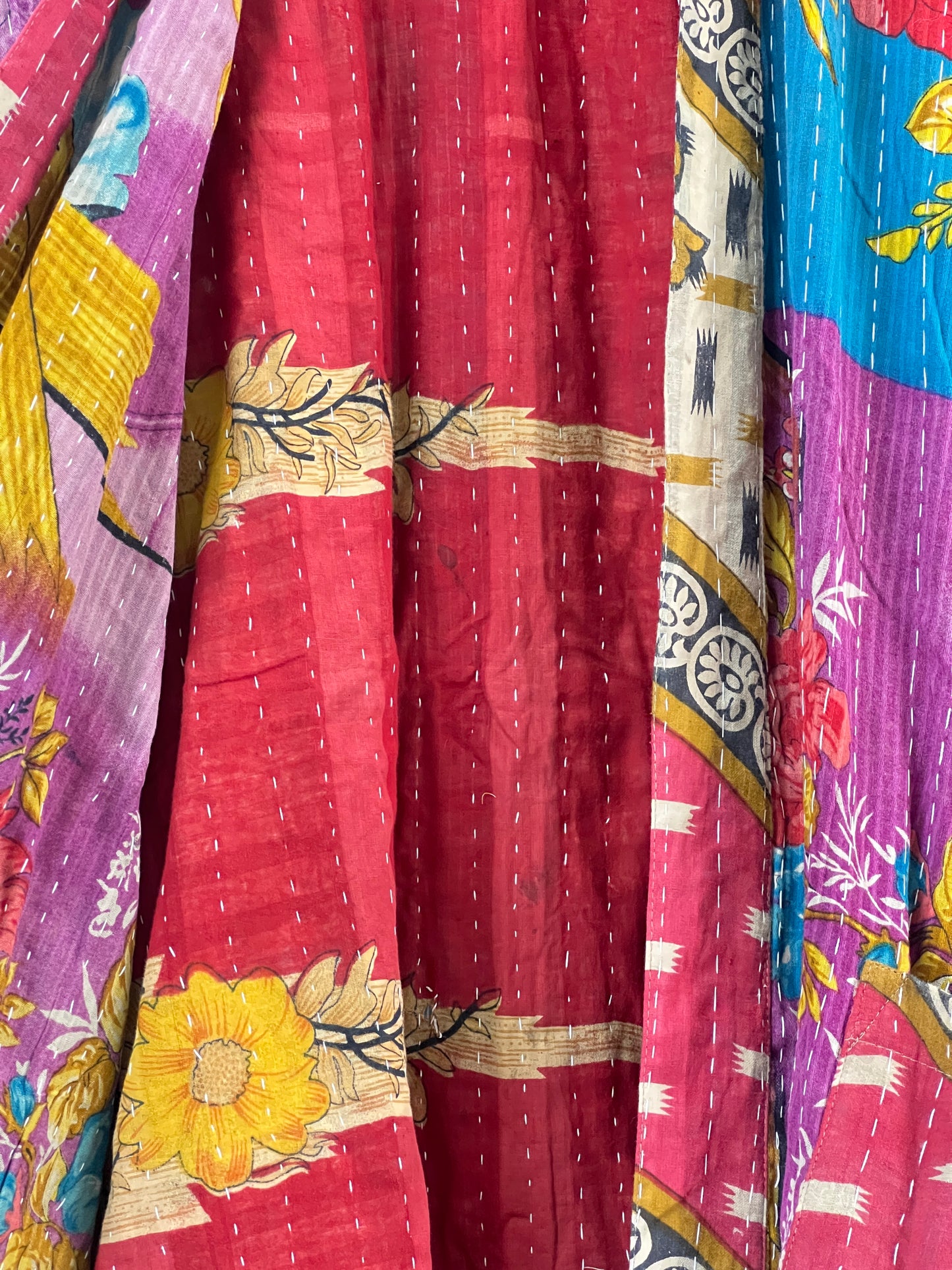Vintage Cotton Kantha Relaxed Jacket ~ No 8