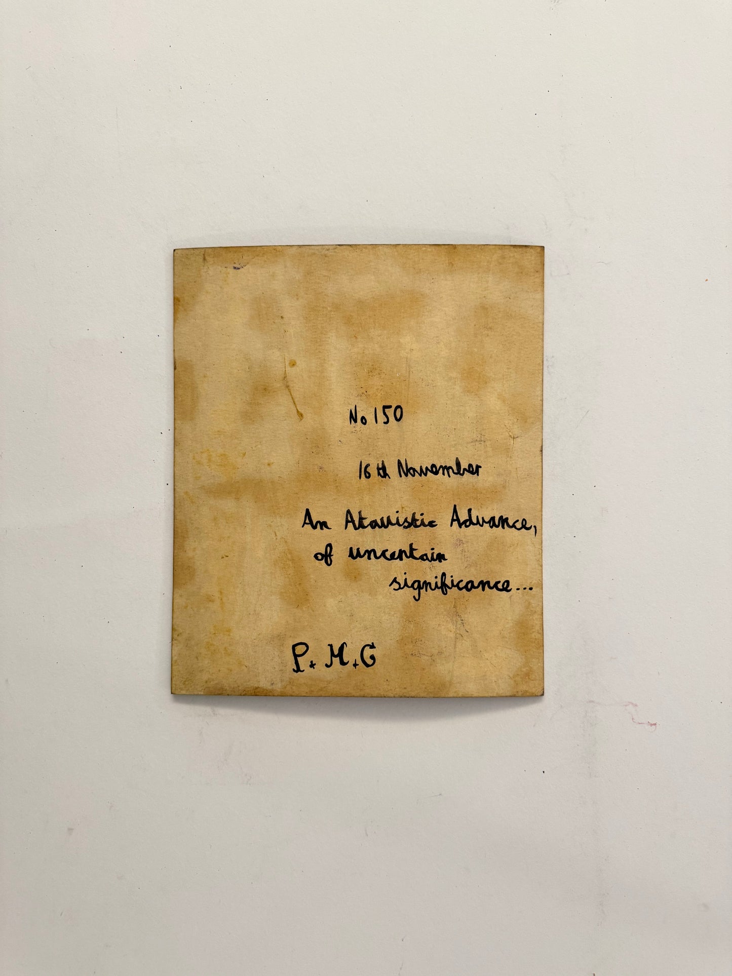 No. 150 - An Atavistic Advance - PETER CROTTY, British | 1943-present