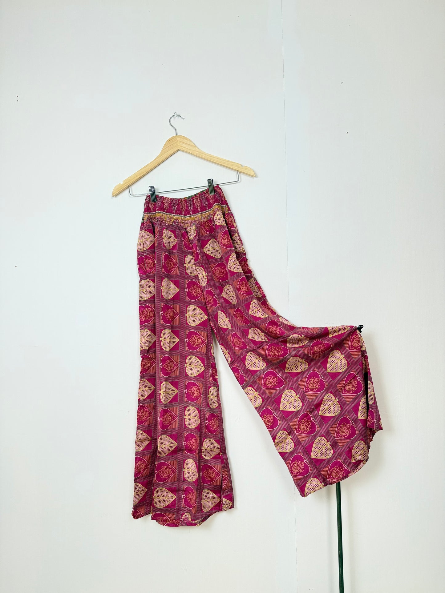 Vintage Saree Silk Trousers & Shirt Co-ordinated Set