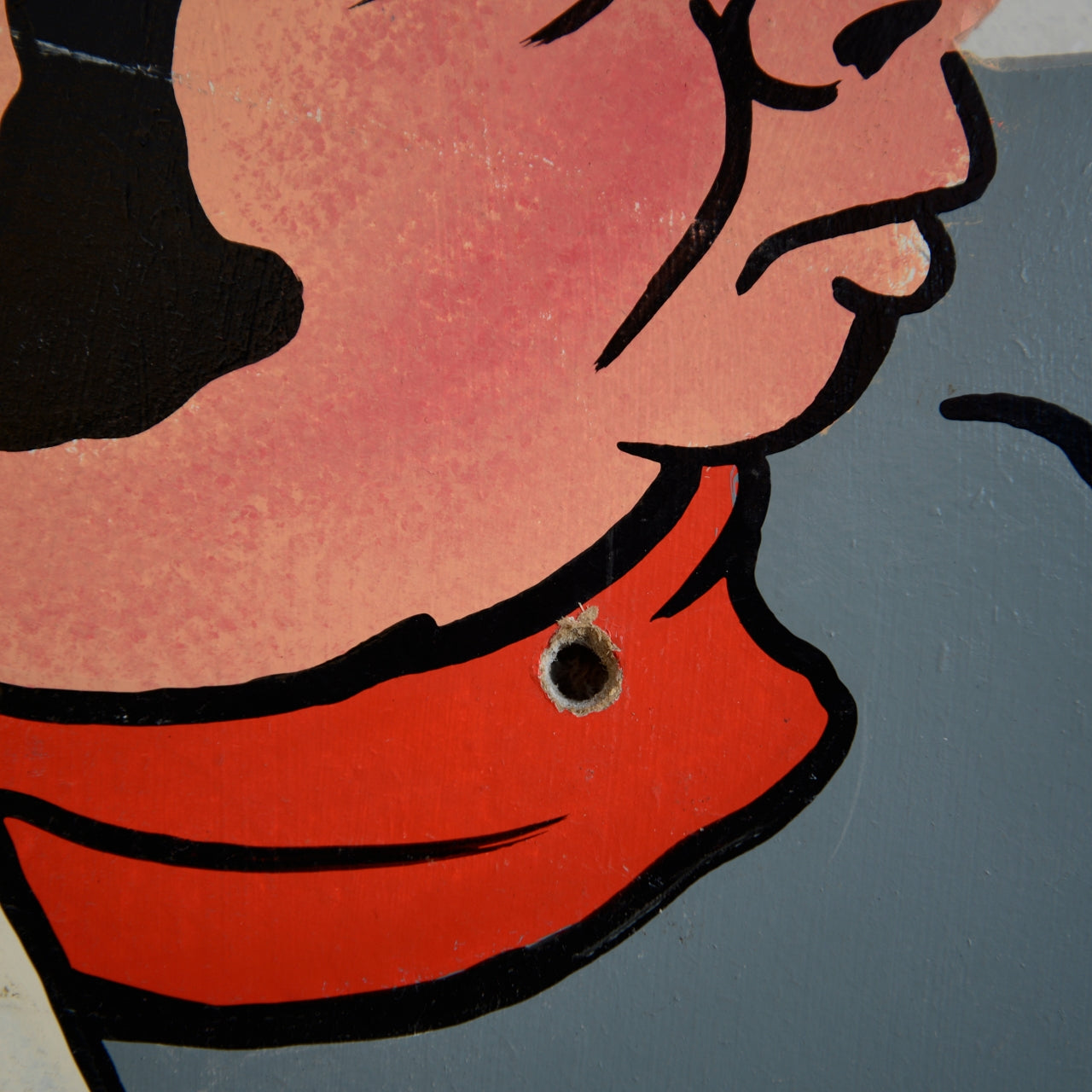 Seaside Sideshow Fairground Painted Board - Lifebuoy