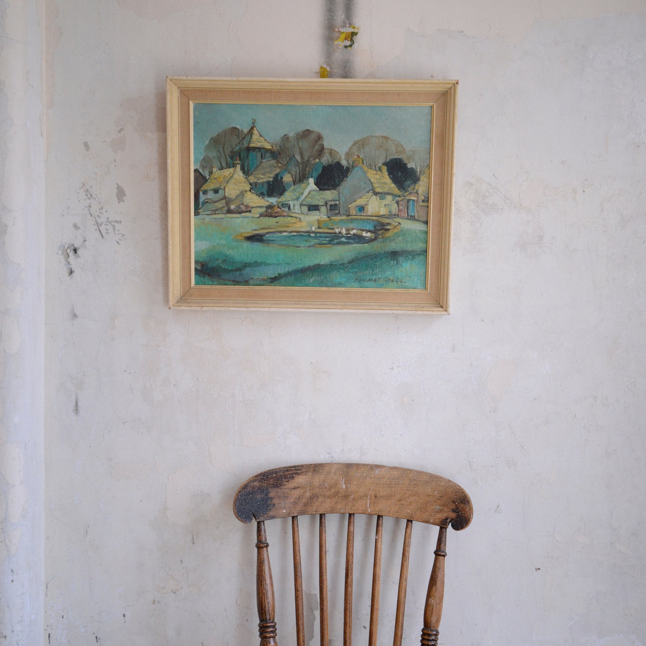 The Duck Pond, Worth Matravers / Margaret Gregg (British School), (c. 1975)