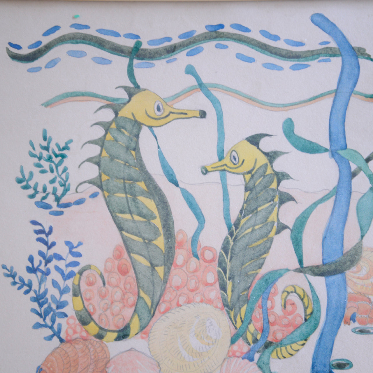 Three Aquatic Studies / Unknown Artist, (c. 1940s-1960s)