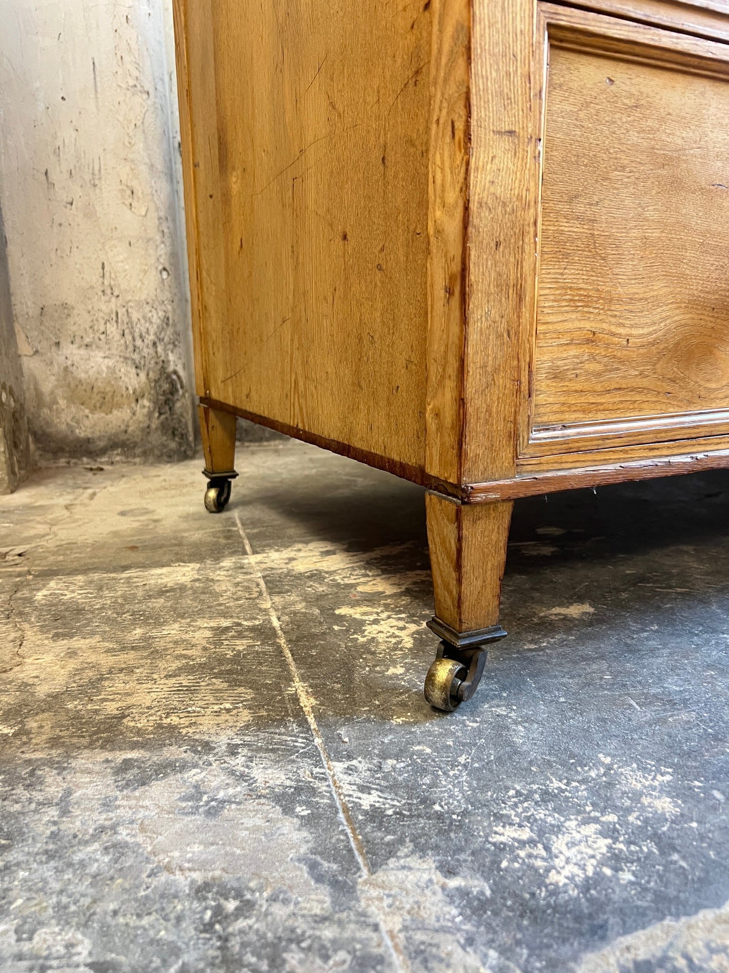 19thC Ash Chest of Drawers