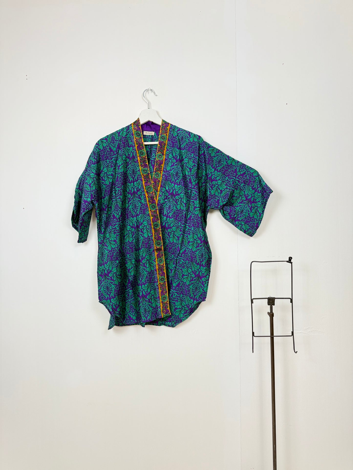 Vintage Saree Silk Trousers & Shirt Co-ordinated Set