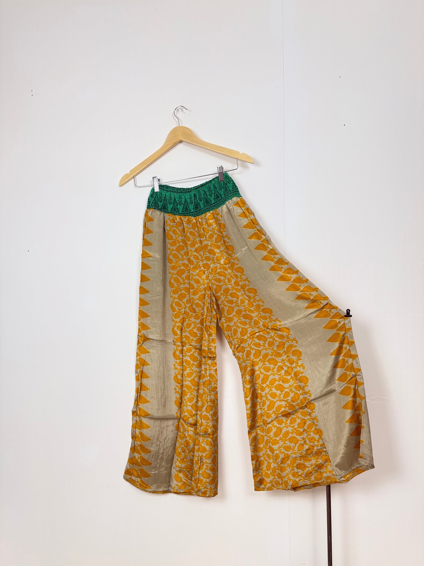 Vintage Saree Silk Trousers & Shirt Co-ordinated Set