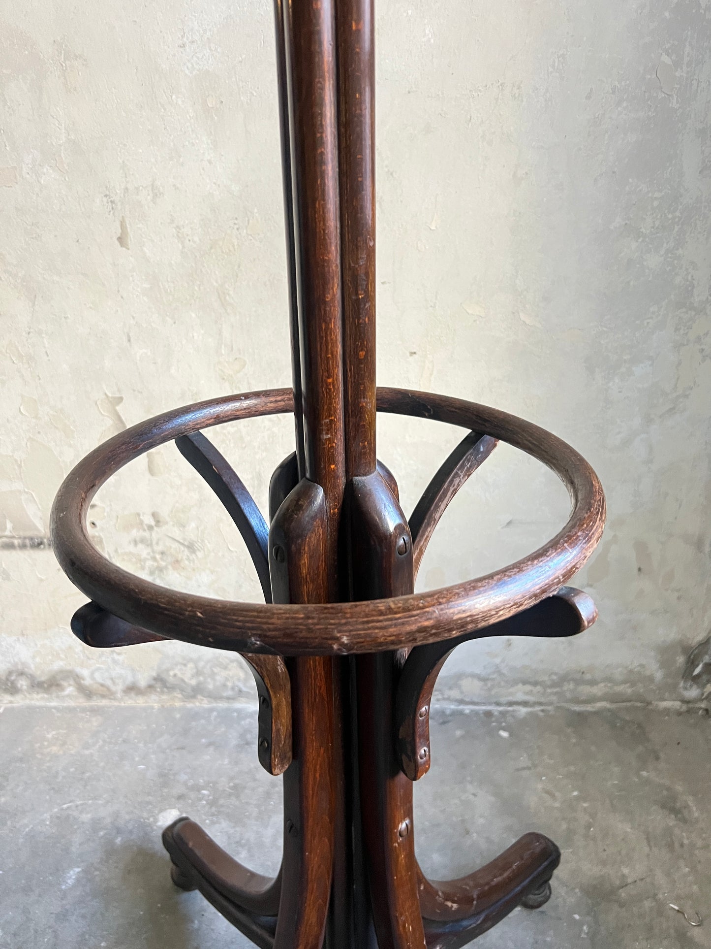 A Large late 19thC Bentwood Beech Hat and Coat Stand by Jacob & Josef Kohn of Vienna.