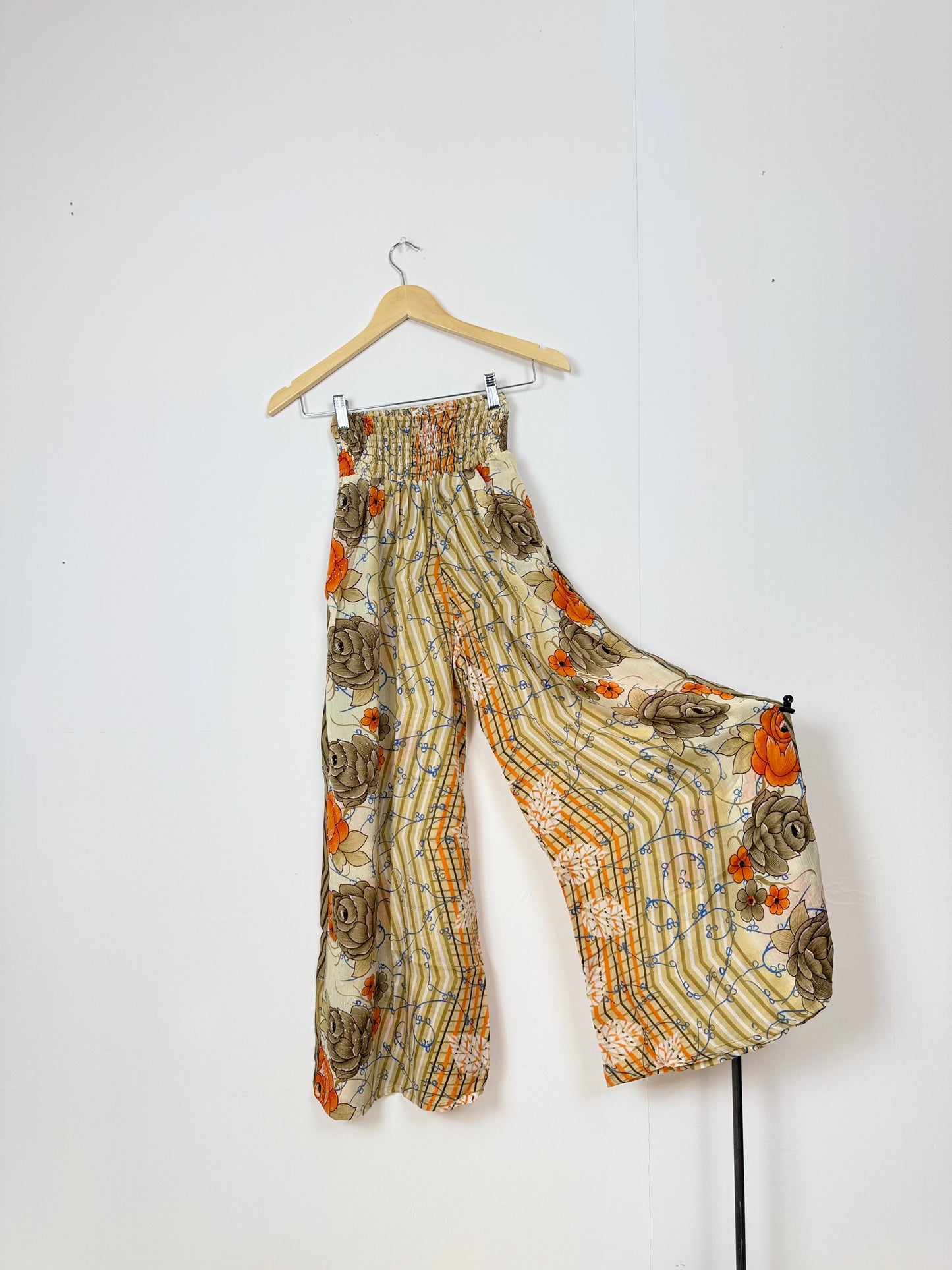 Vintage Saree Silk Trousers & Shirt Co-ordinated Set