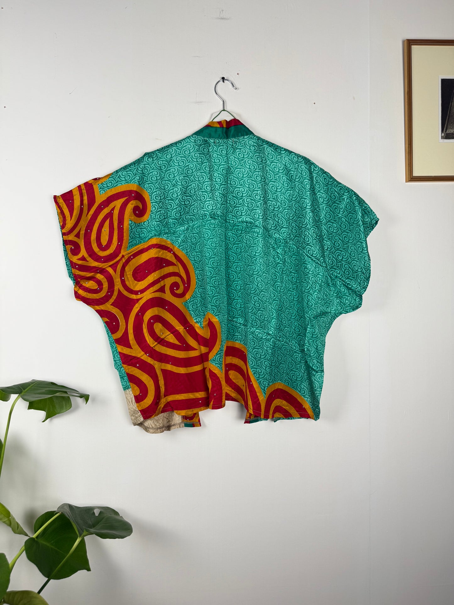 Vintage Saree Silk Shrug Blouse