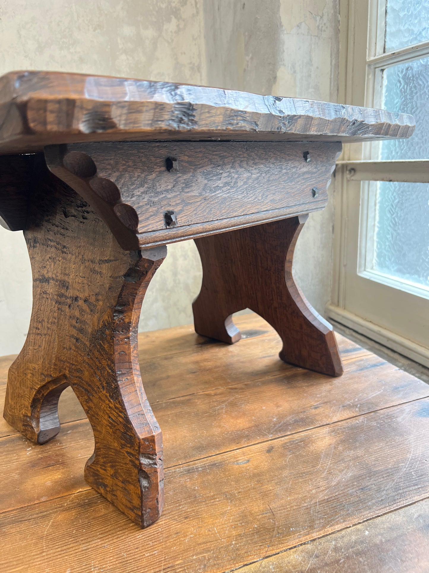 Jack Grimble of Cromer Oak Stool or Side Table
