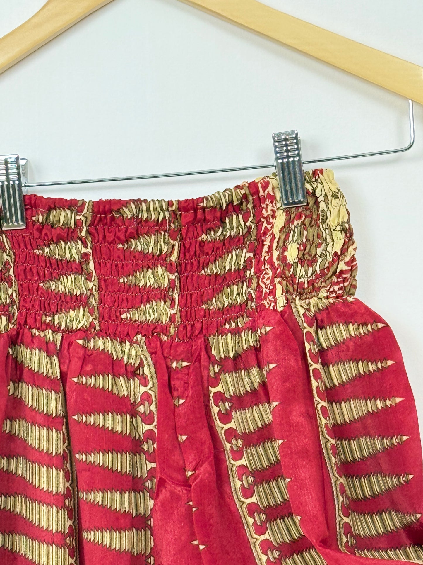 Vintage Saree Silk Trousers & Shirt Co-ordinated Set