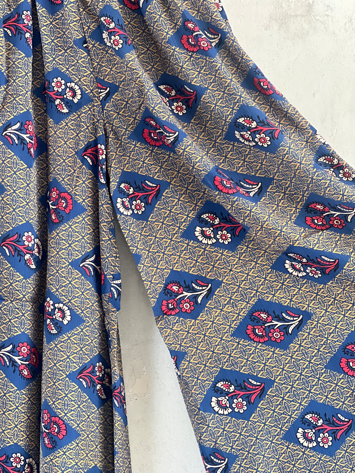 Vintage Saree Silk Trousers & Shirt Co-ordinated Set