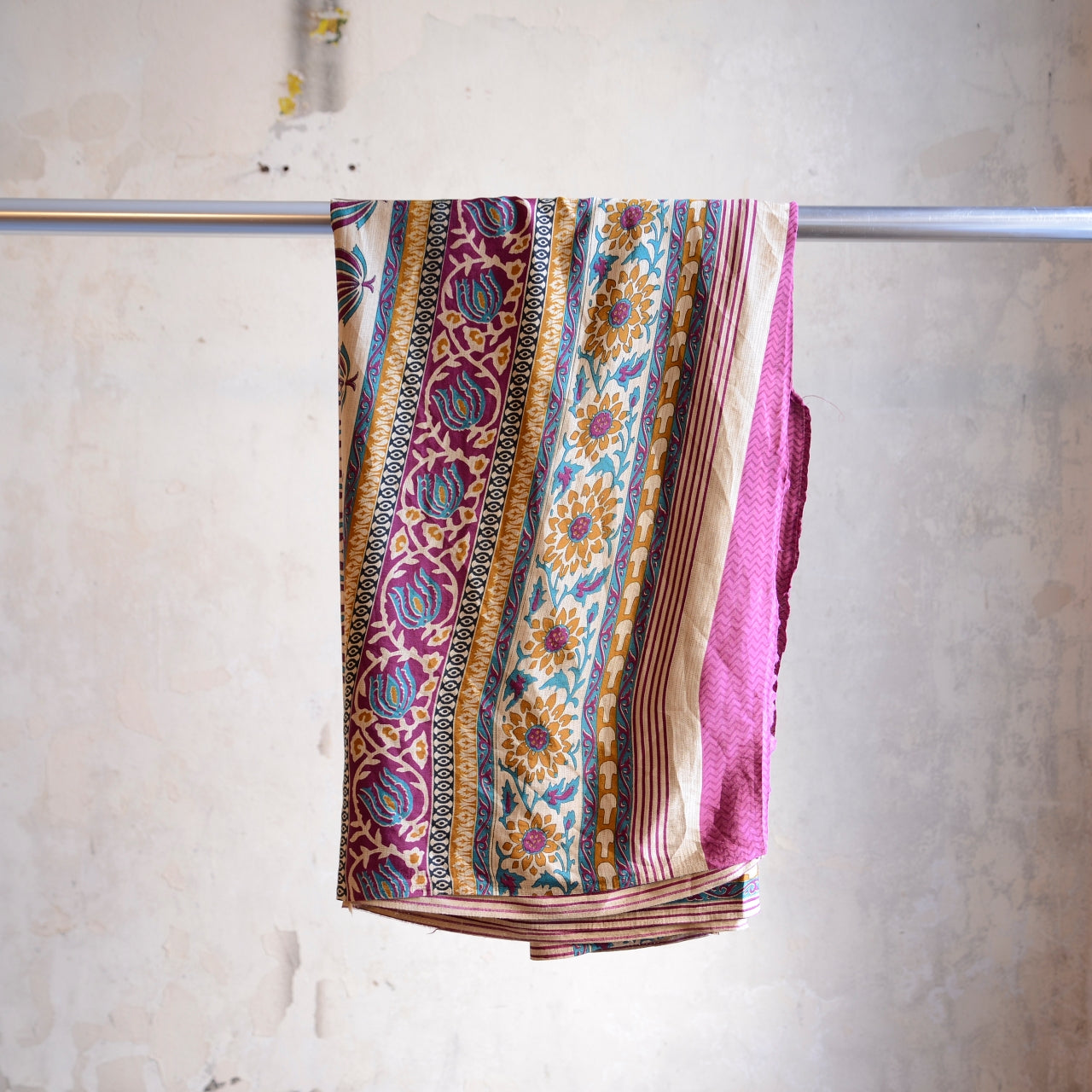 Vintage Pure Silk Saree Fabric