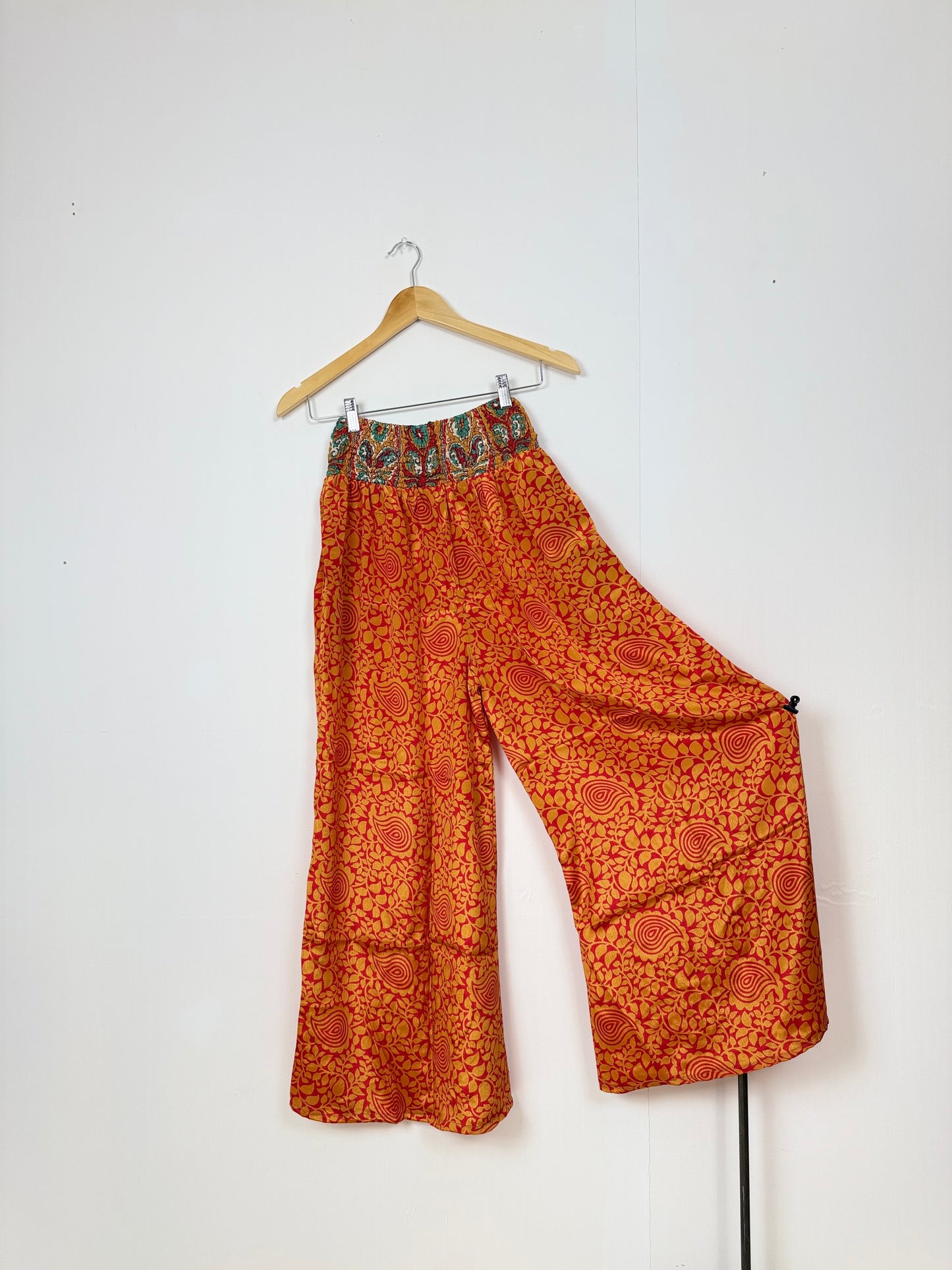Vintage Saree Silk Trousers & Shirt Co-ordinated Set