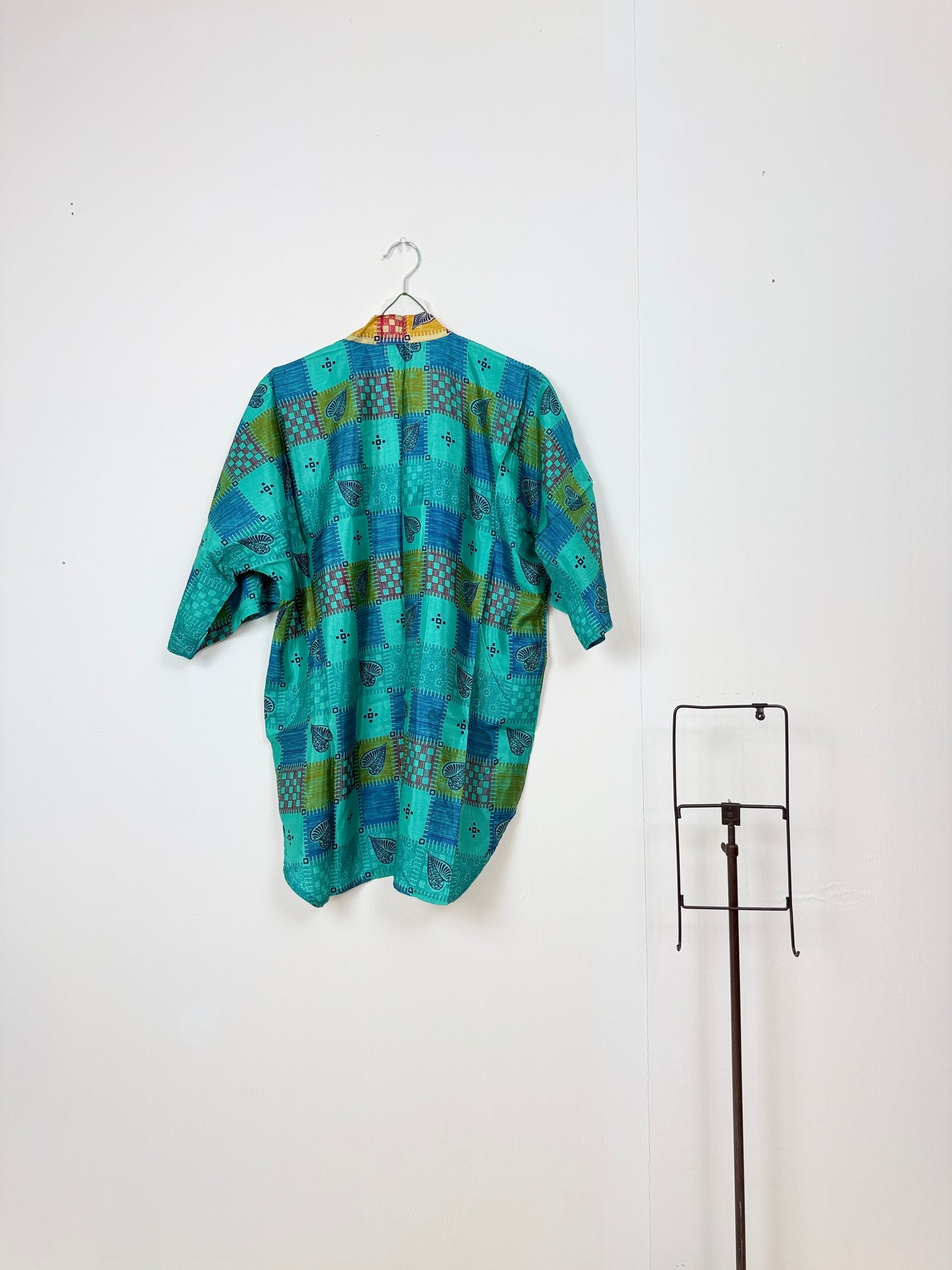 Vintage Saree Silk Trousers & Shirt Co-ordinated Set