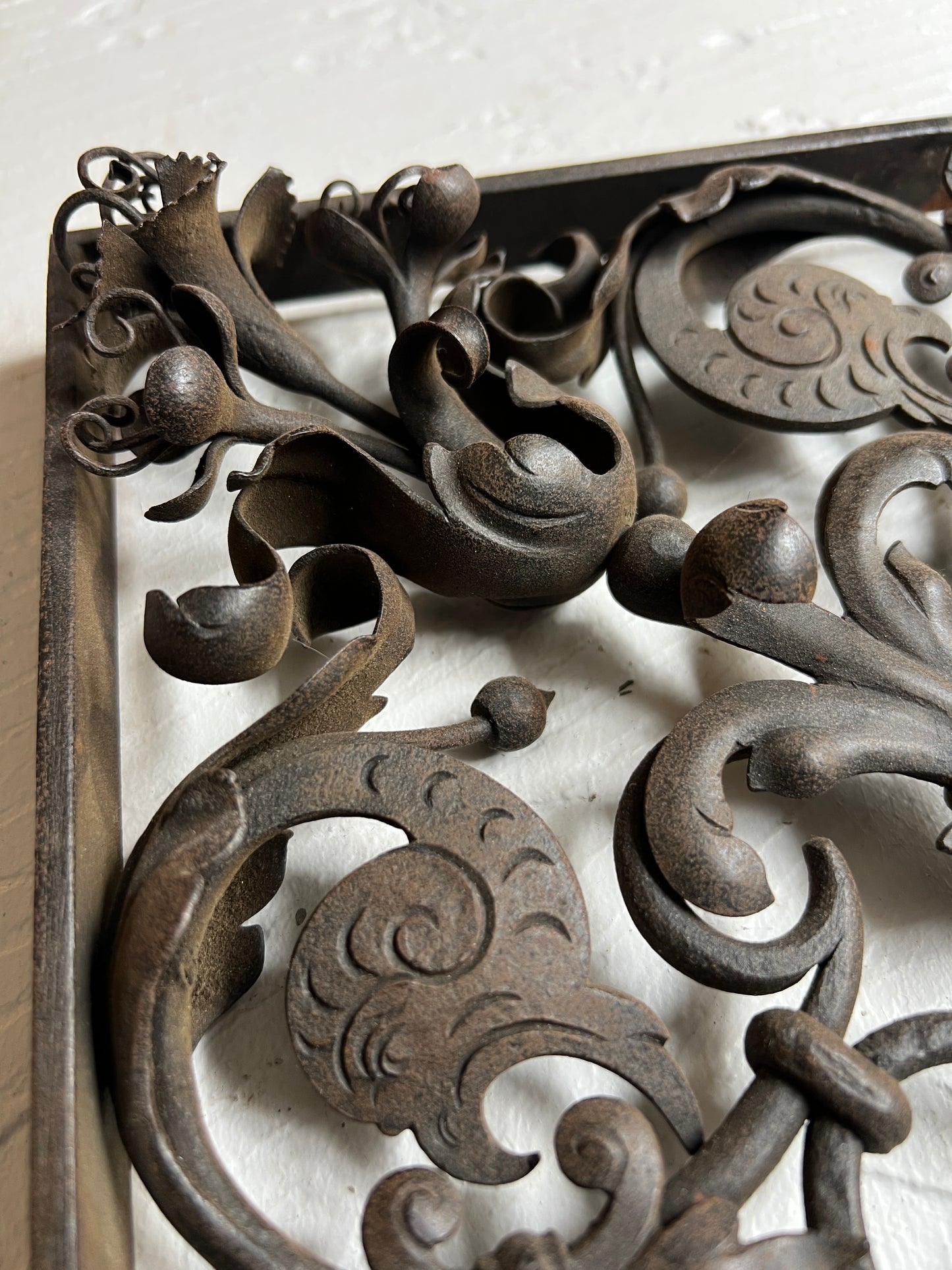 Wrought Iron Ornamental Panel by Gawthorp & Sons London c1900