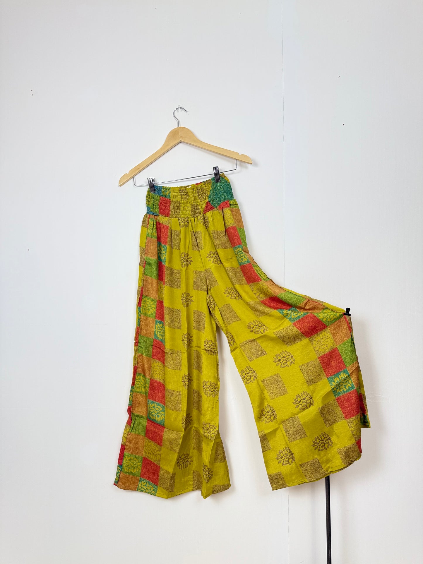 Vintage Saree Silk Trousers & Shirt Co-ordinated Set