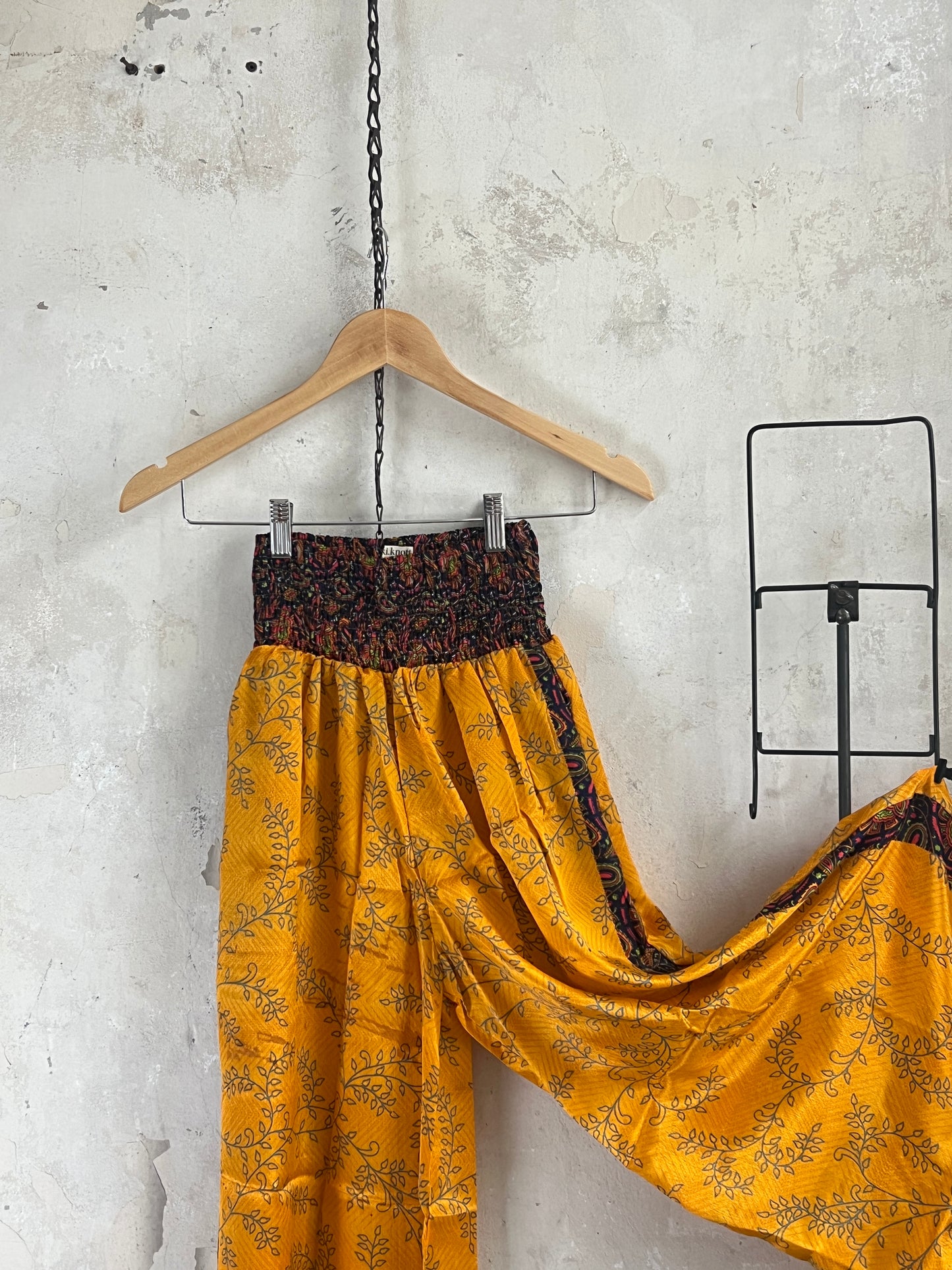 Vintage Saree Silk Trousers & Shirt Co-ordinated Set