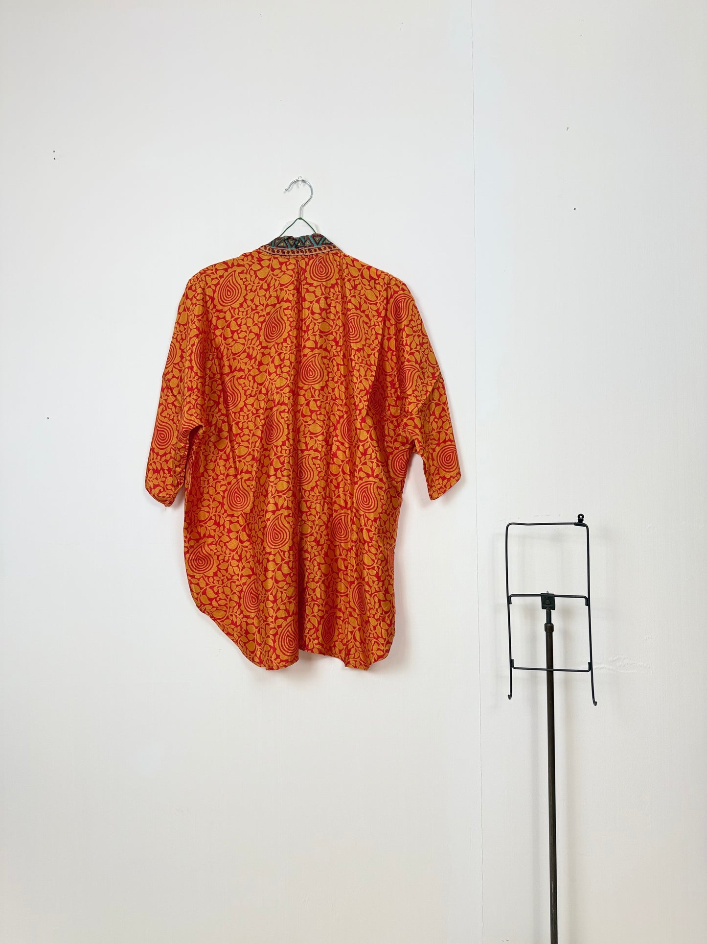 Vintage Saree Silk Trousers & Shirt Co-ordinated Set