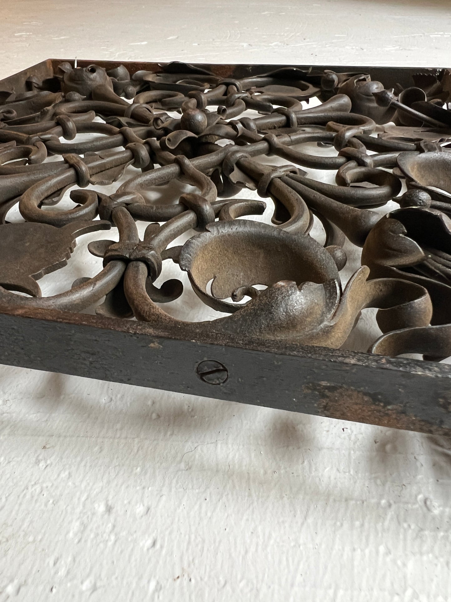 Wrought Iron Ornamental Panel by Gawthorp & Sons London c1900