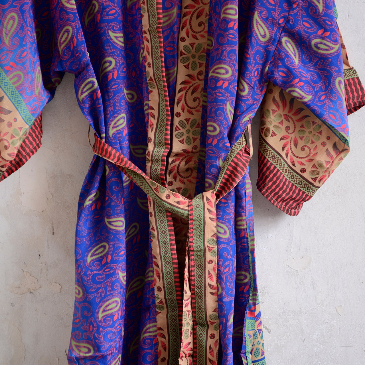 Long Vintage Silk Kimono