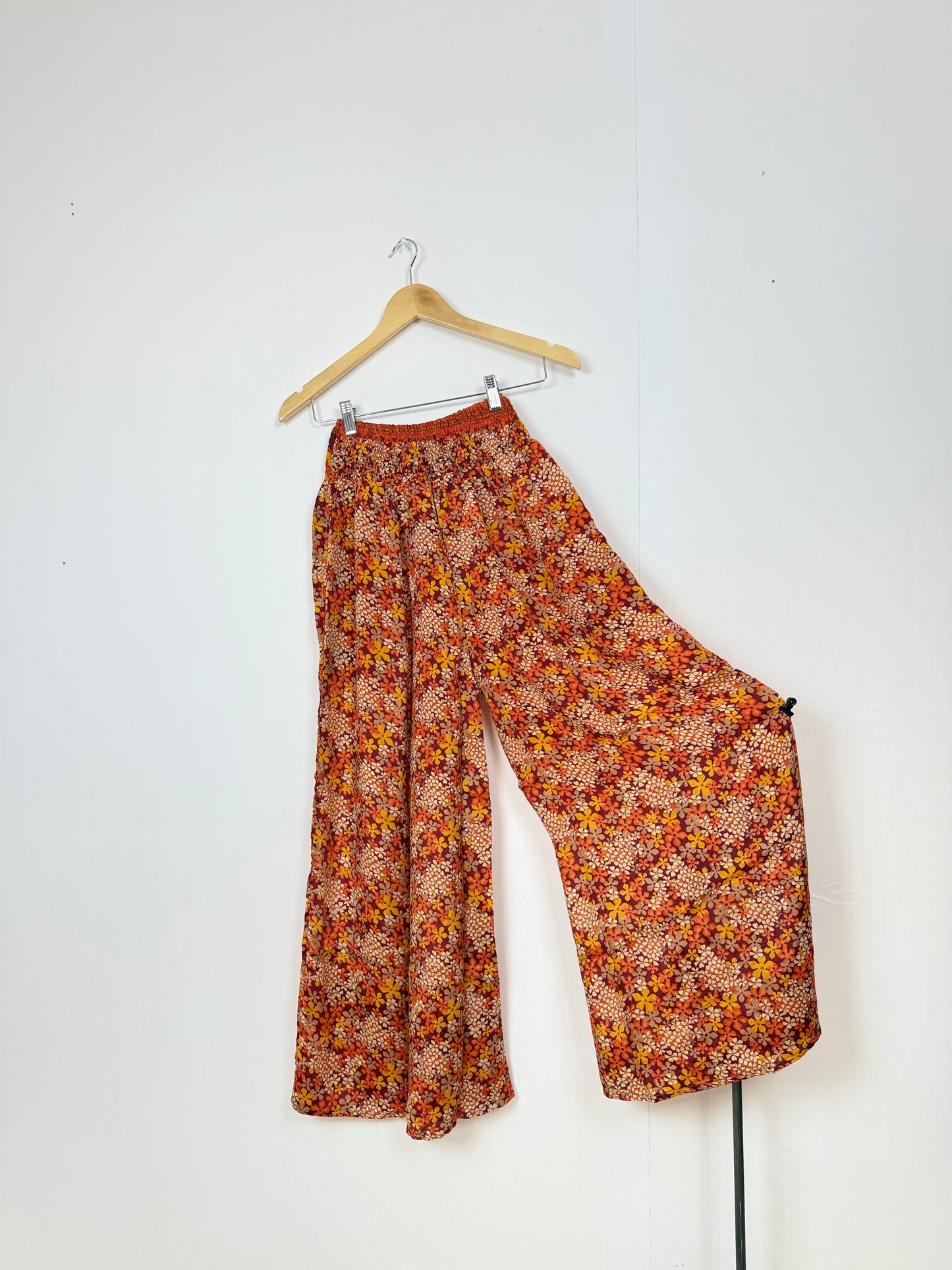 Vintage Saree Silk Trousers & Shirt Co-ordinated Set