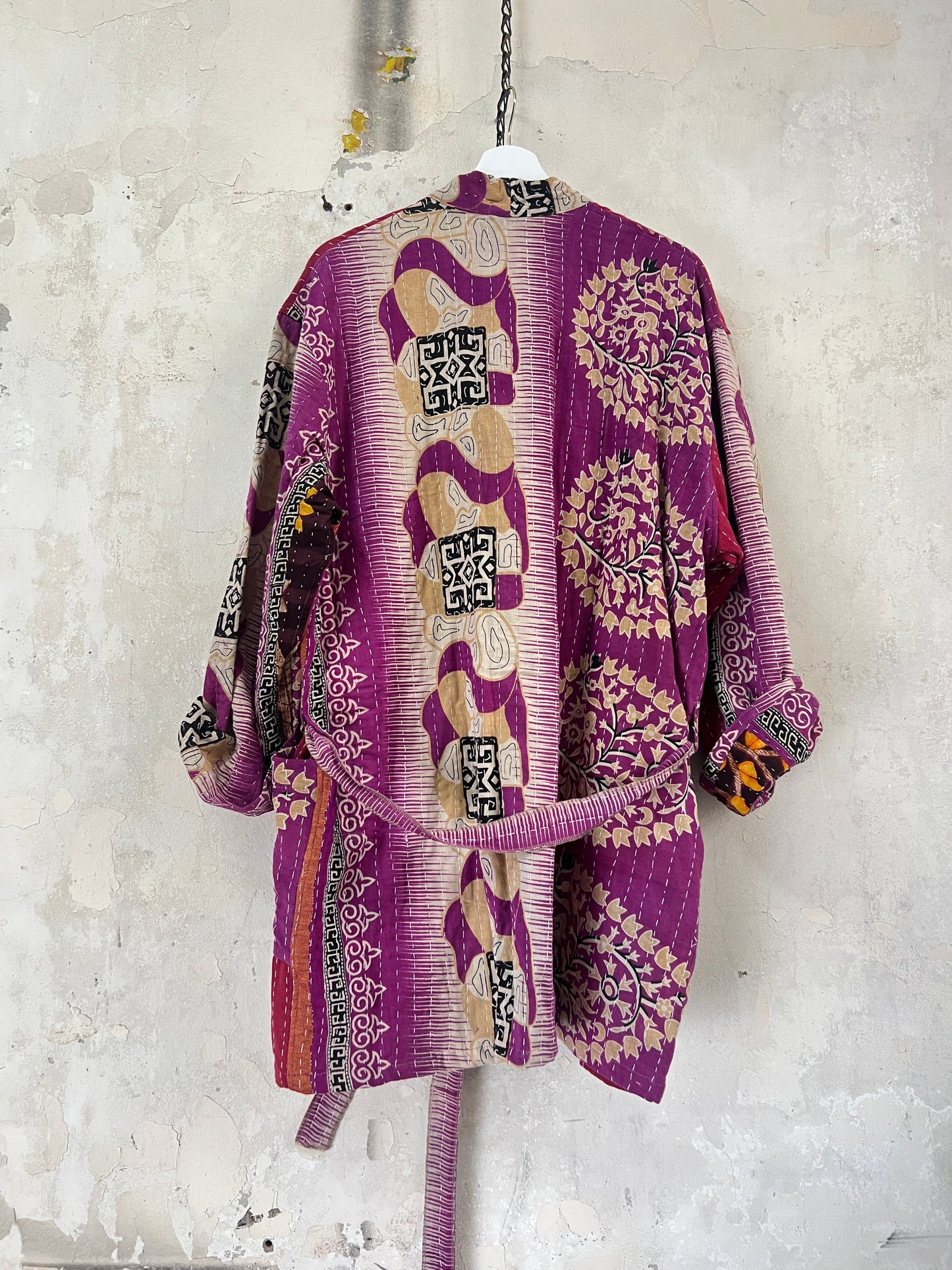 Vintage Cotton Kantha Relaxed Jacket ~ No 4