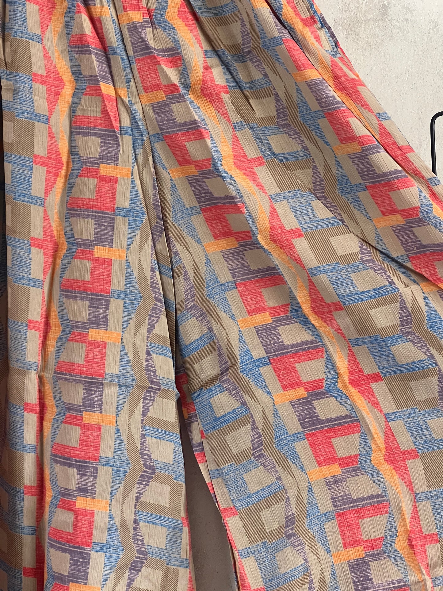 Vintage Saree Silk Trousers & Shirt Co-ordinated Set