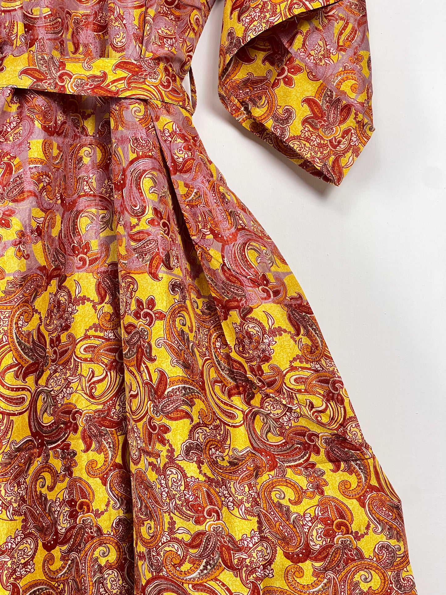 Vintage Saree Silk Kimono / Duster - Long