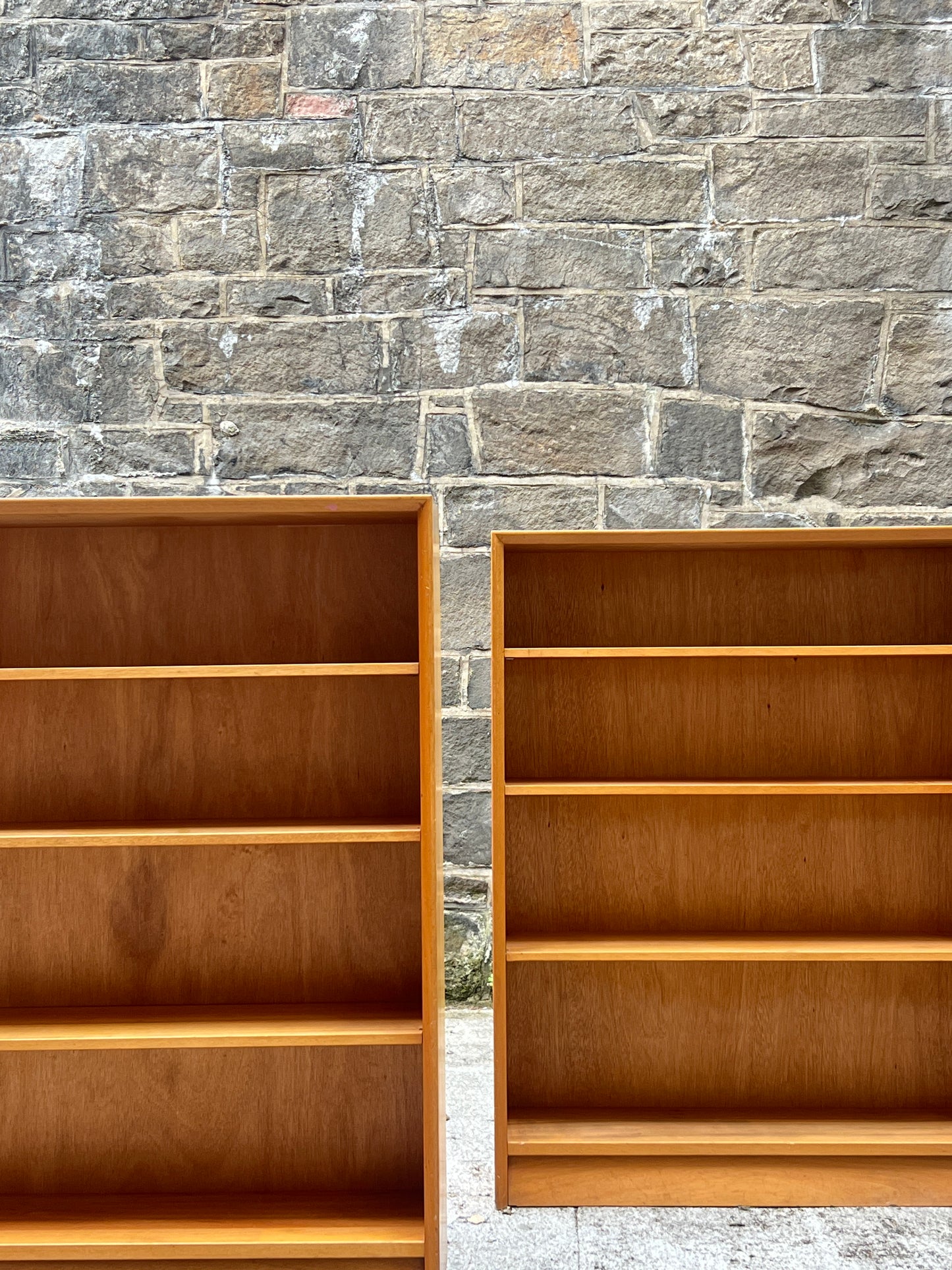 Pair 1960’s Teak Bookcases by Herbert Gibb ~ Gold Label Autograph Range