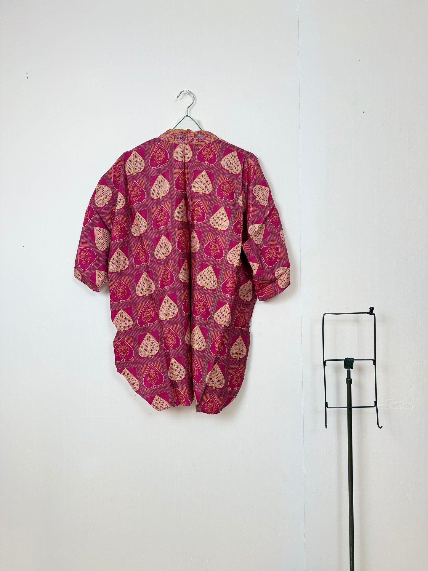 Vintage Saree Silk Trousers & Shirt Co-ordinated Set