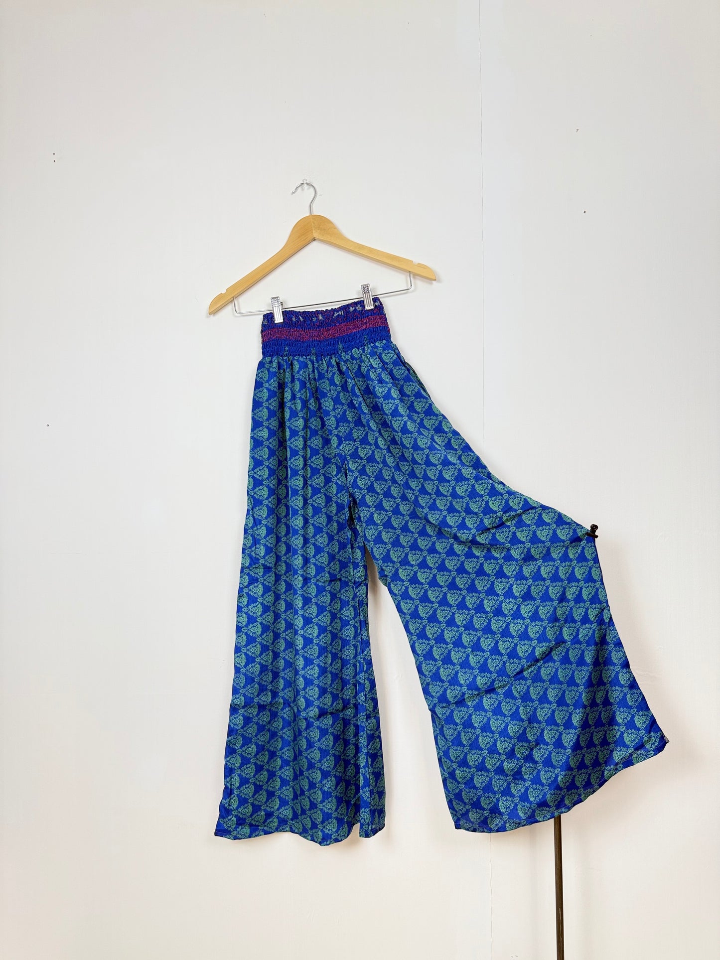 Vintage Saree Silk Trousers & Shirt Co-ordinated Set