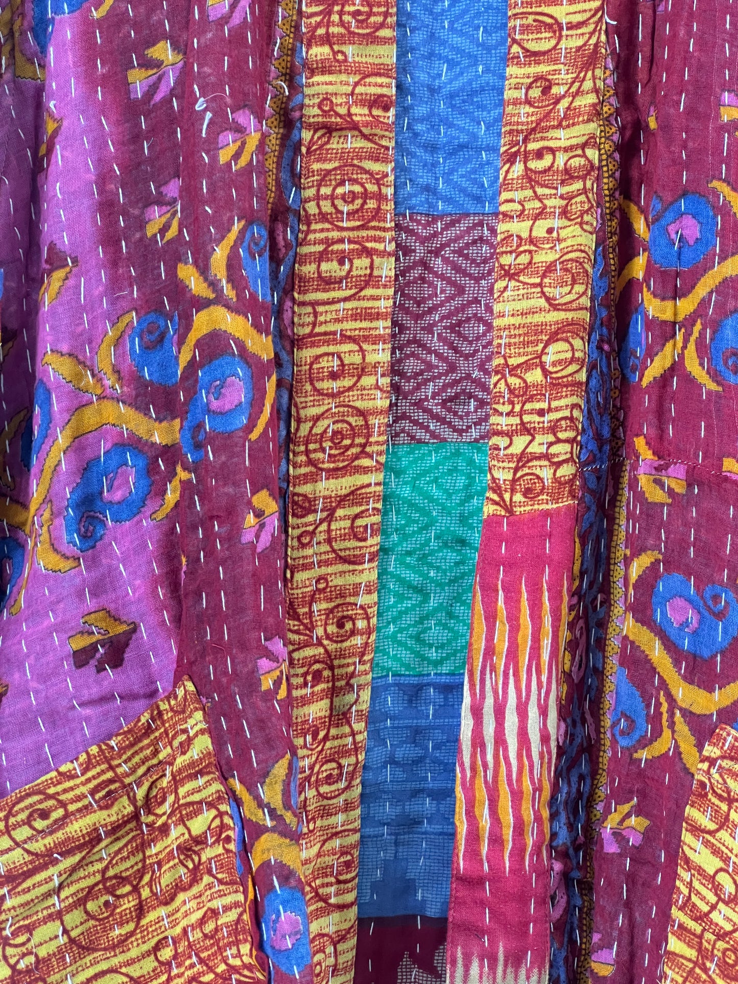 Vintage Cotton Kantha Relaxed Jacket ~ No 2