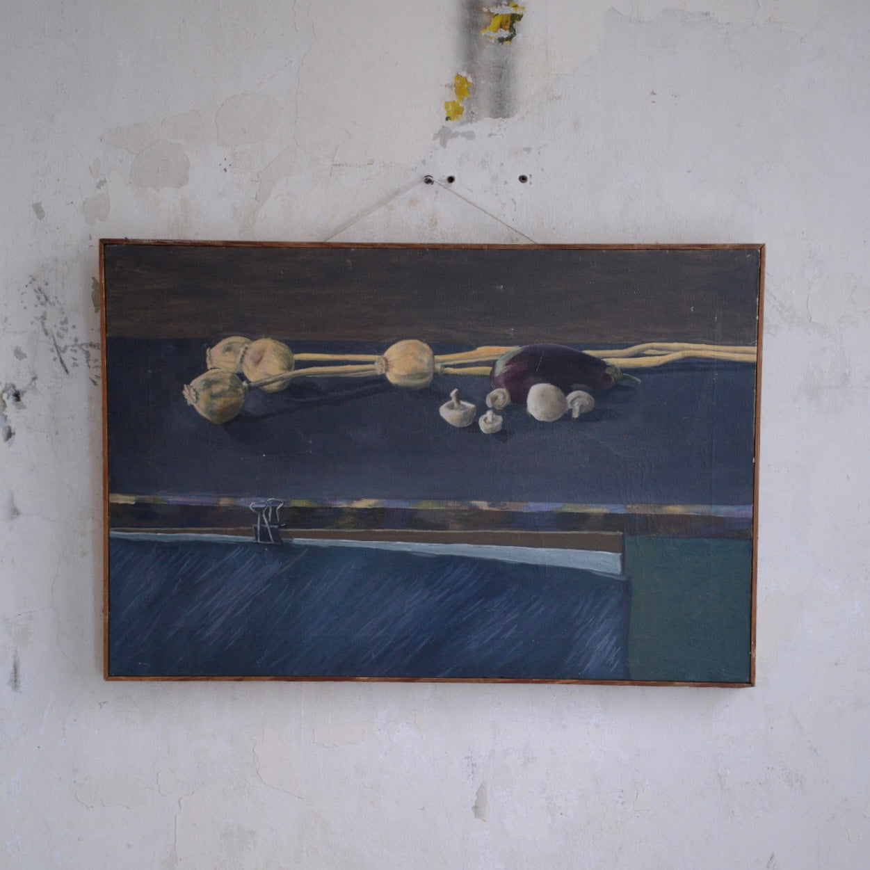Still Life with Poppy Pods and Binder Clip / K Mayo, (c. mid-20th Century)