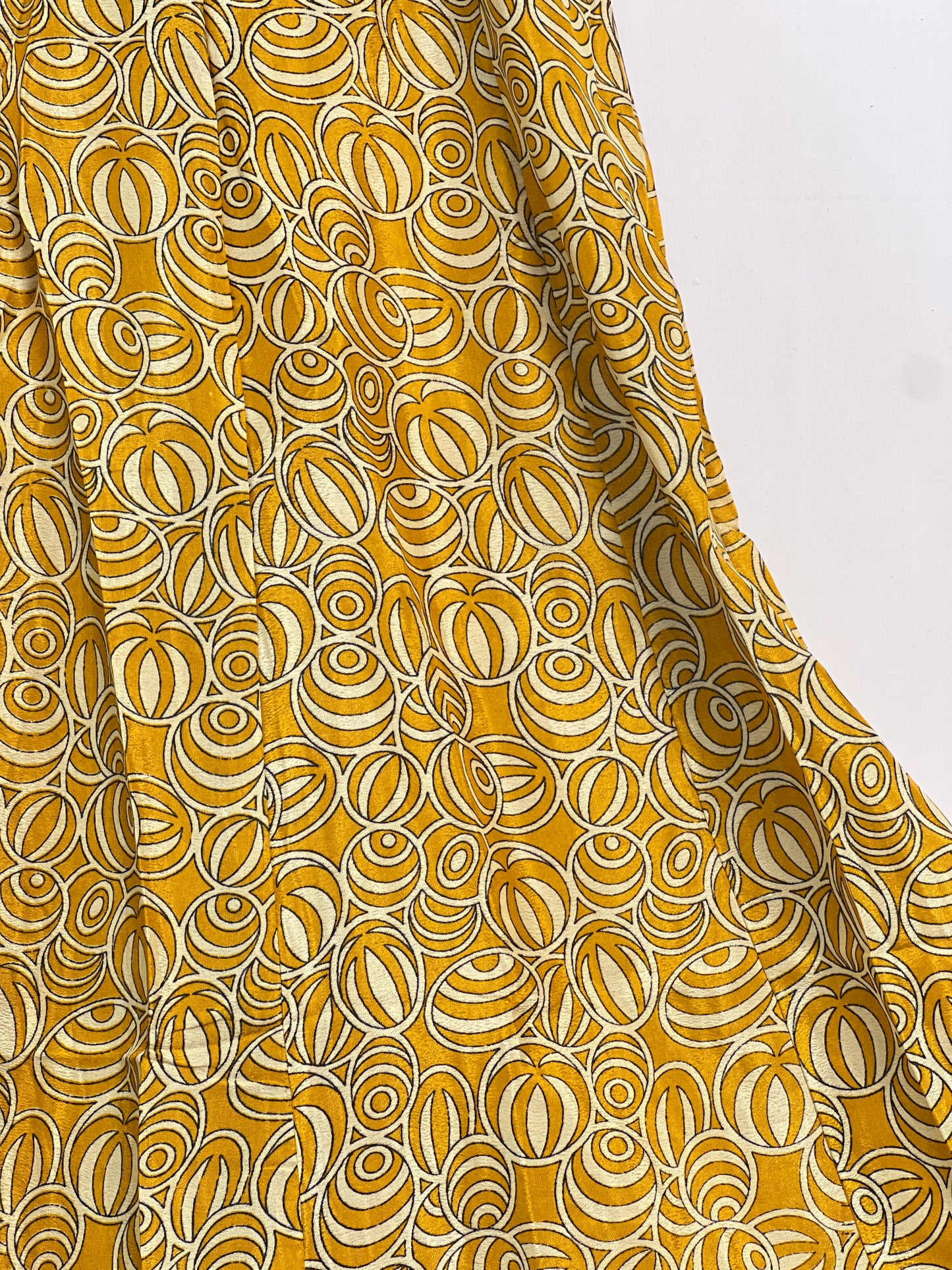 Vintage Saree Silk Pleated Skirt