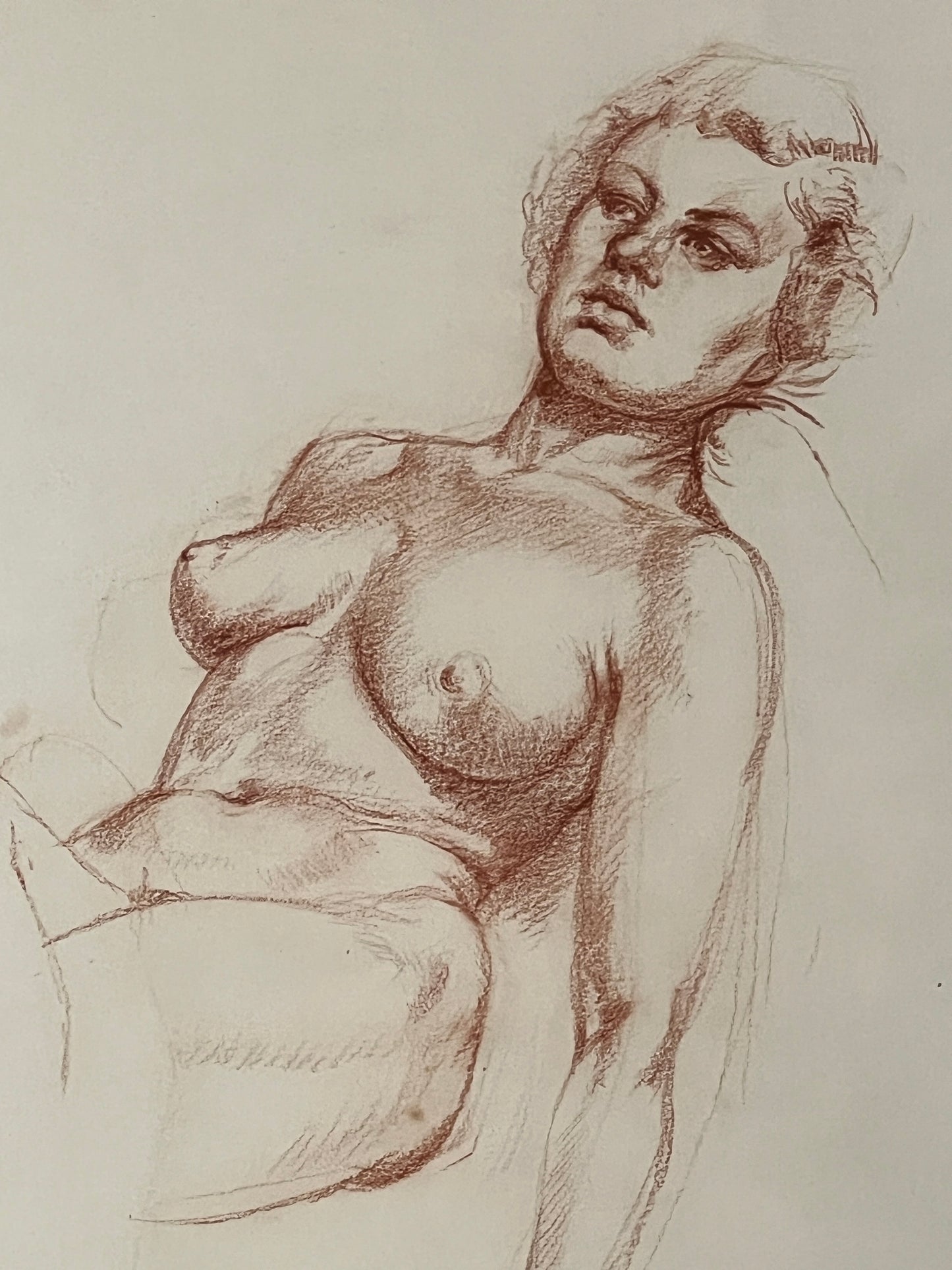 Edward G Powell (Scottish 1905-1997) - A Quartet of Female Nude Studies