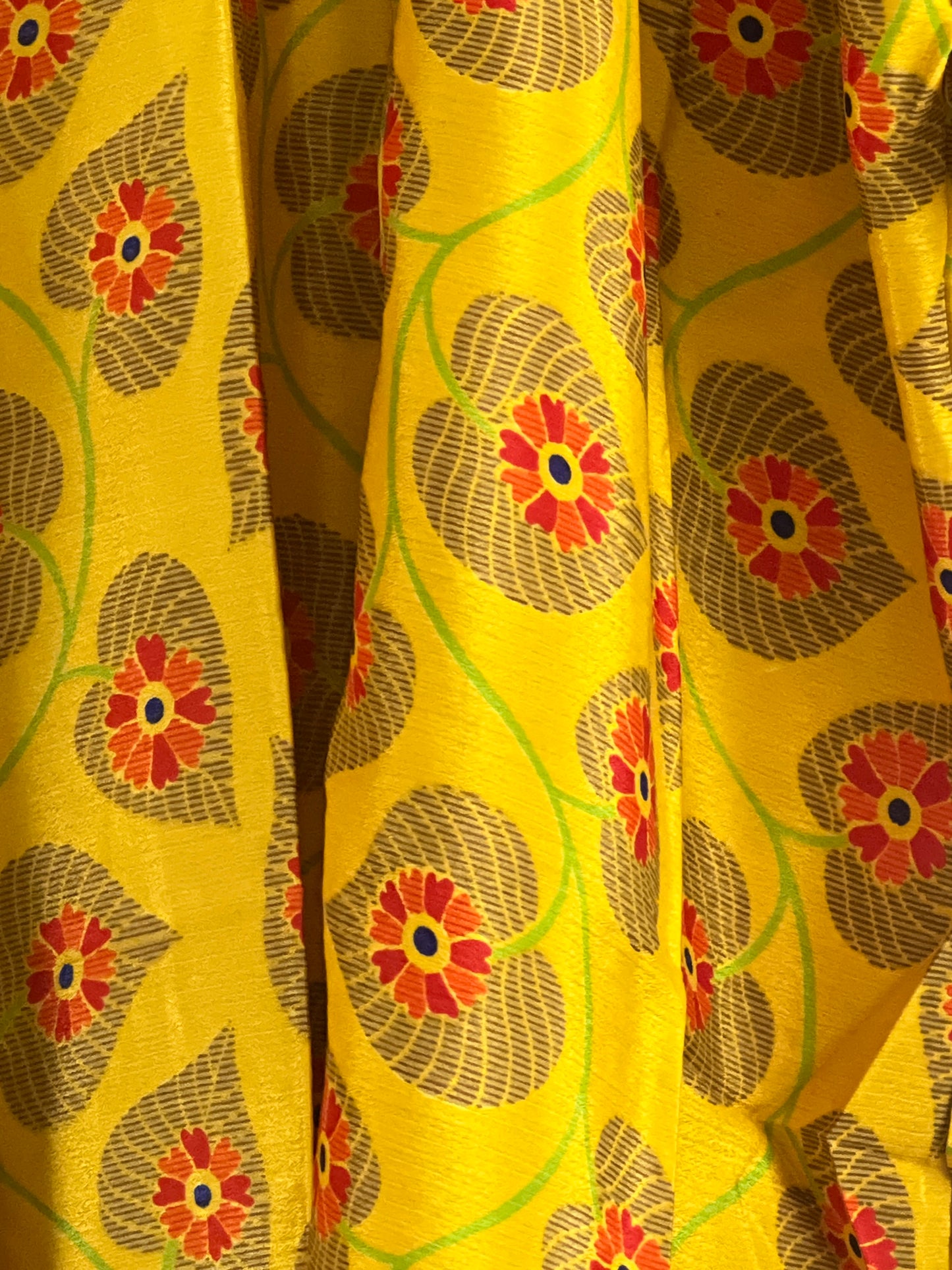 Vintage Saree Silk Trousers & Shirt Co-ordinated Set